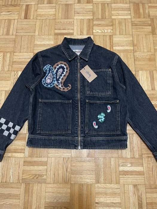 STUSSY NOMA DENIM ZIP WORK JACKET - Gジャン/デニムジャケット