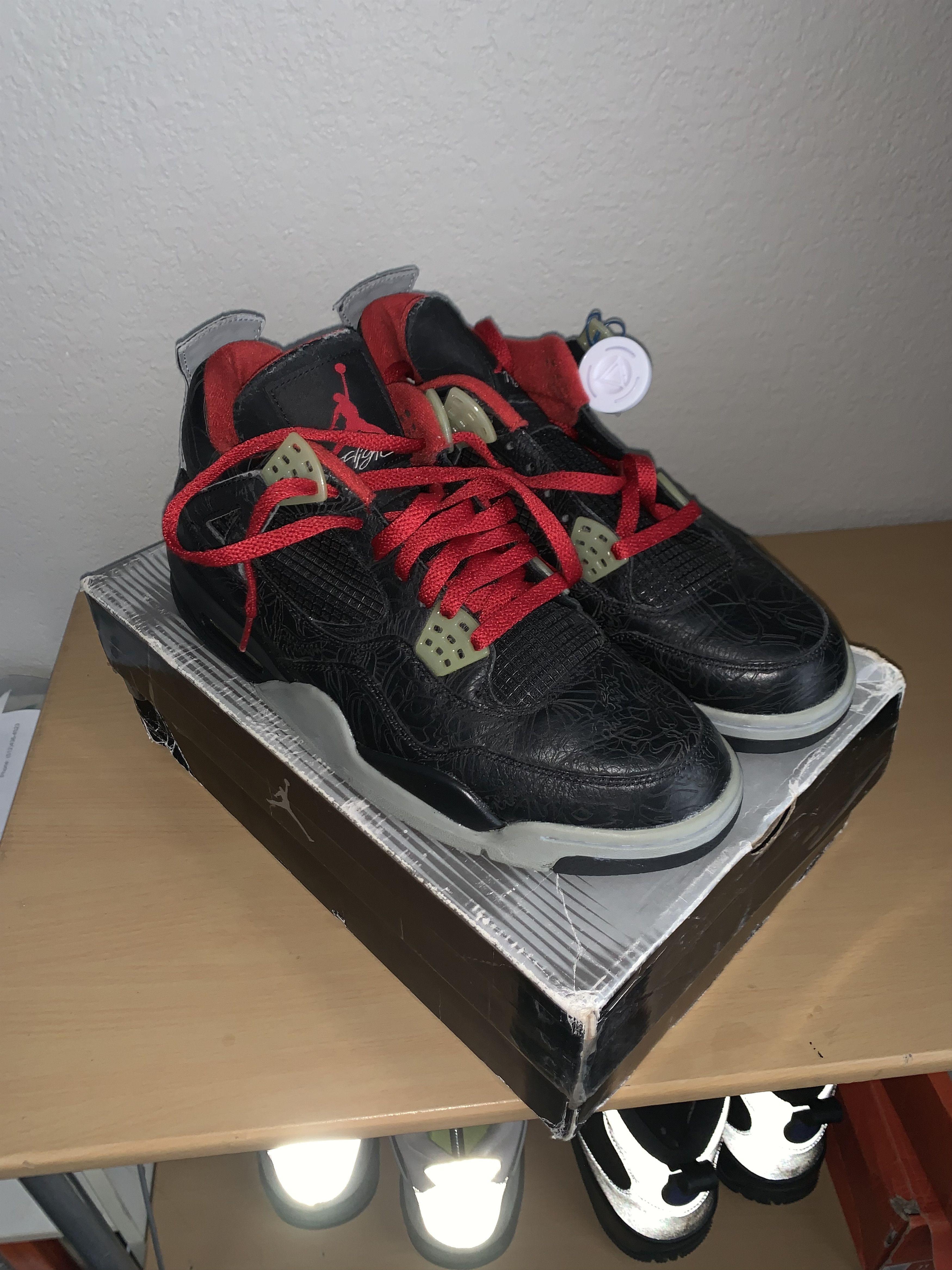 Jordan 4 rare air on sale laser