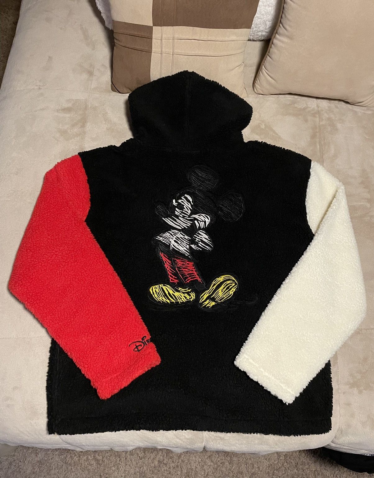 ☆ KITH x DISNEY sherpa hoodie コラボパーカー ☆ KITH x Disney Sherpa Hoodie Navy XL