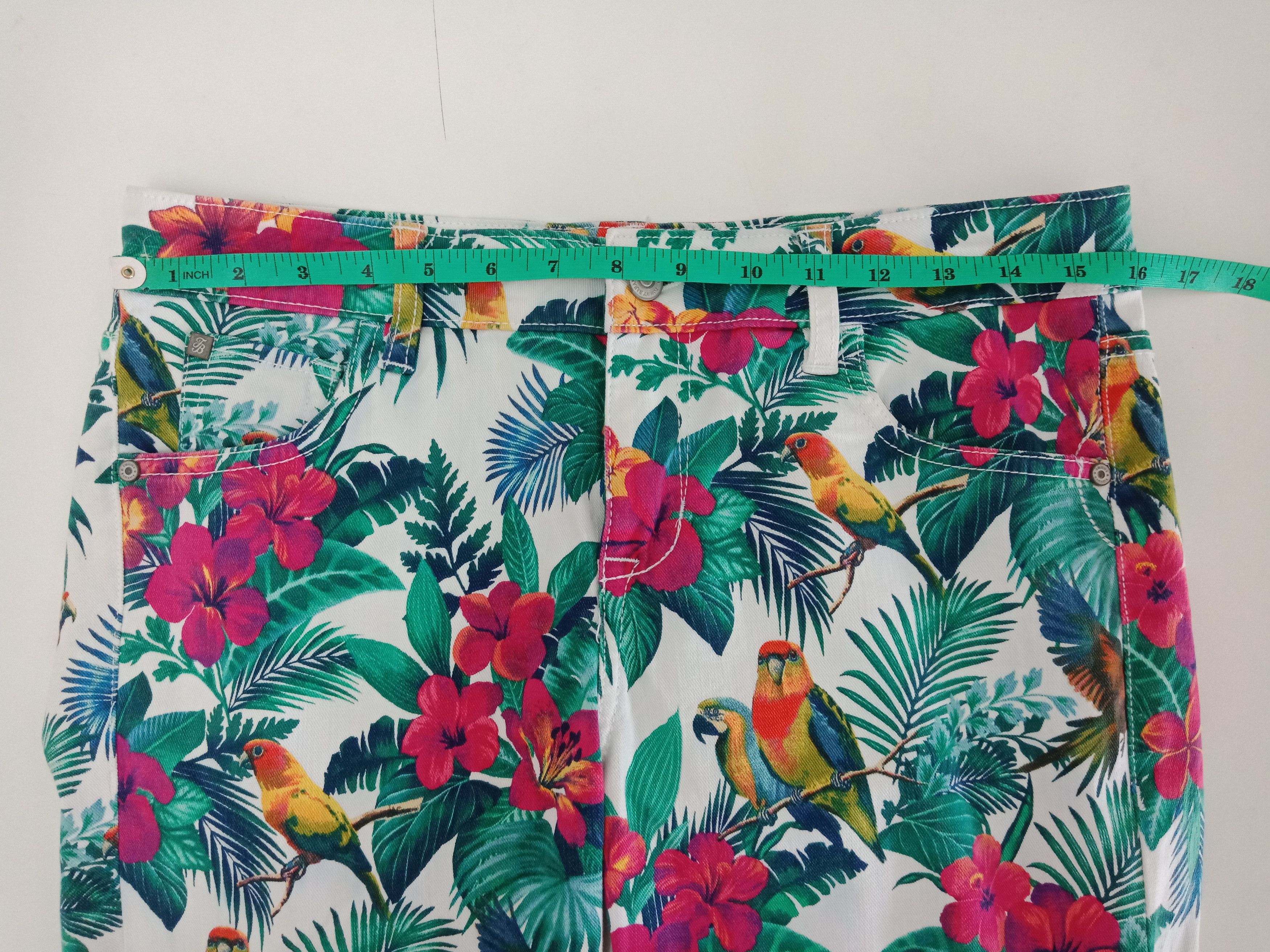 Tommy Bahama Tommy Bahama Monogram Parrots Skinny Strechable Size US 32 / EU 48 - 8 Thumbnail