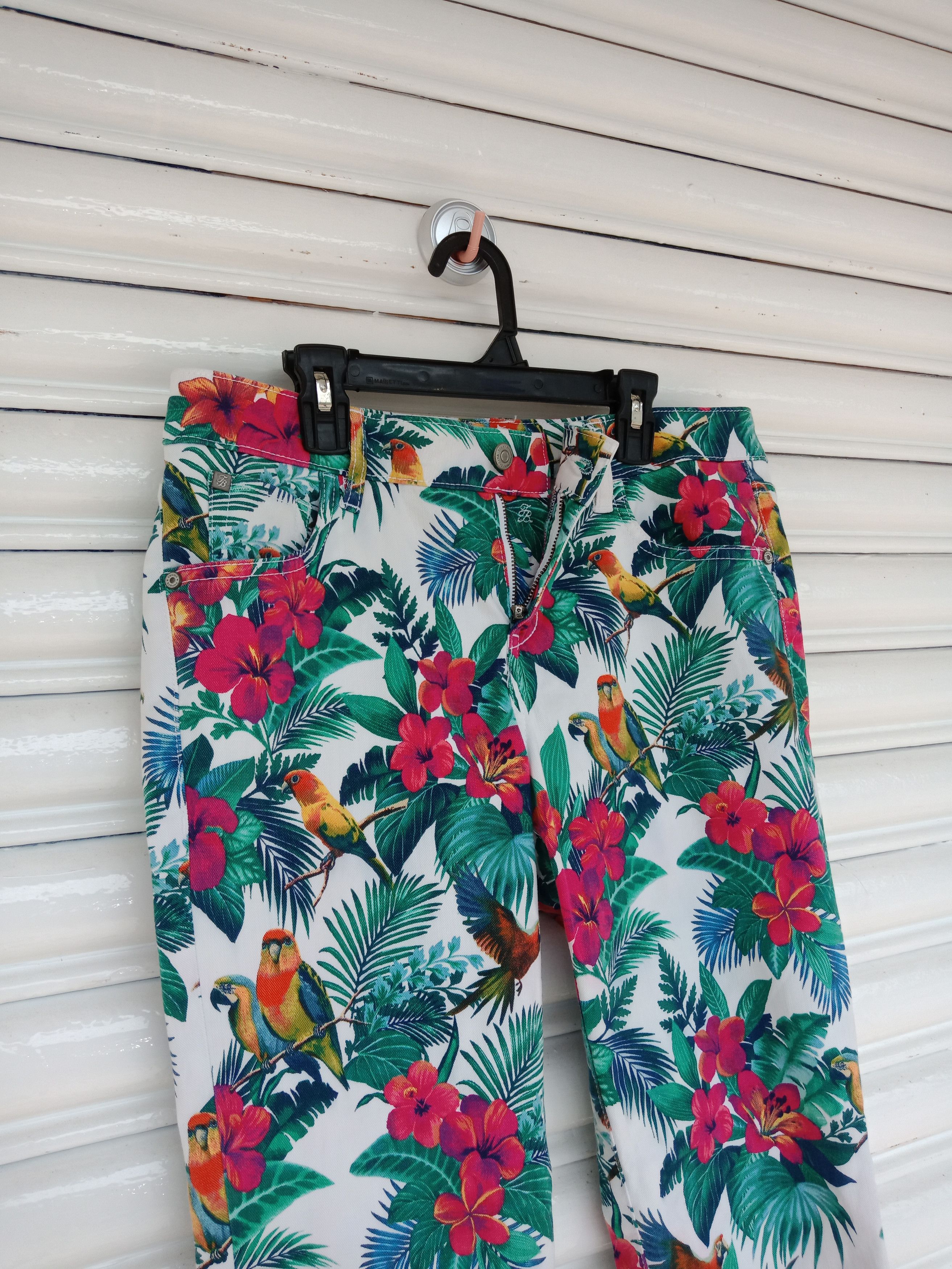 Tommy Bahama Tommy Bahama Monogram Parrots Skinny Strechable Size US 32 / EU 48 - 5 Thumbnail