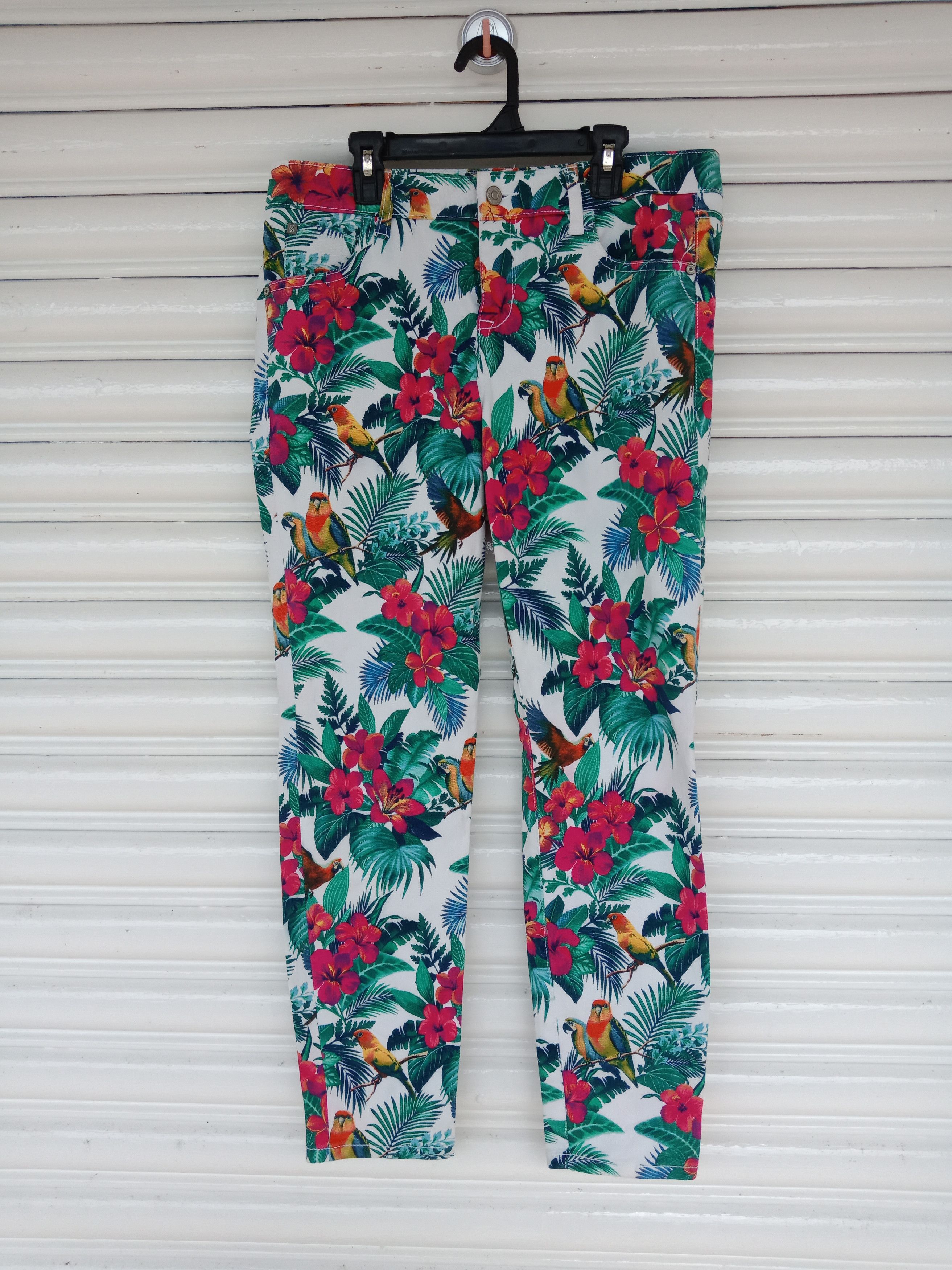 Tommy Bahama Tommy Bahama Monogram Parrots Skinny Strechable Size US 32 / EU 48 - 1 Thumbnail