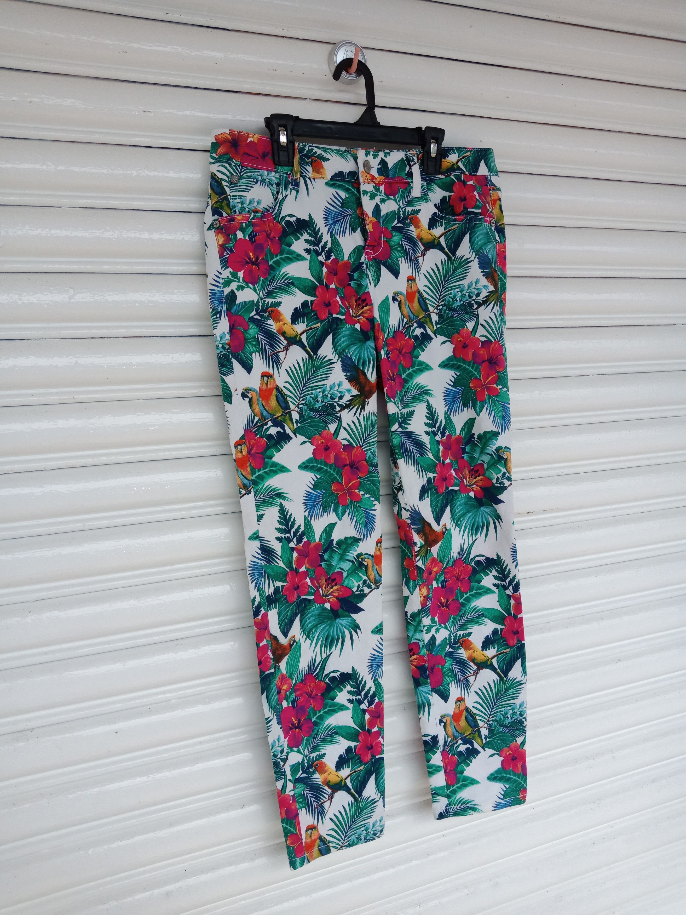 Tommy Bahama Tommy Bahama Monogram Parrots Skinny Strechable Size US 32 / EU 48 - 4 Thumbnail