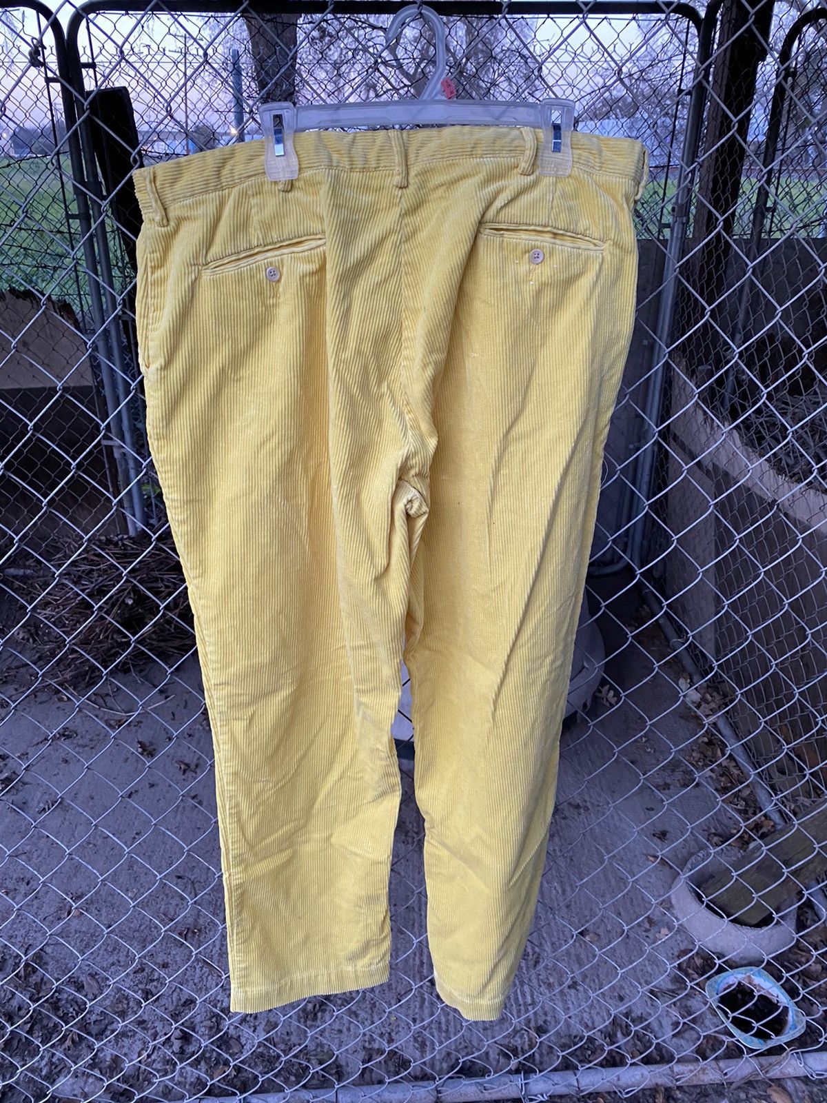 Polo Ralph Lauren Polo Ralph Lauren Yellow Corduroy Pants Size US 40 / EU 56 - 2 Preview
