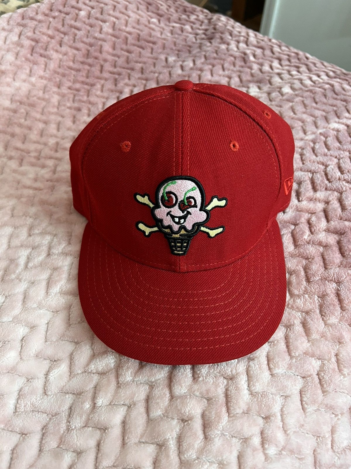 Casquette Billionaire Boys Club Vintage Ajustée - Taille 7 3/4, Rouge, Style Baseball