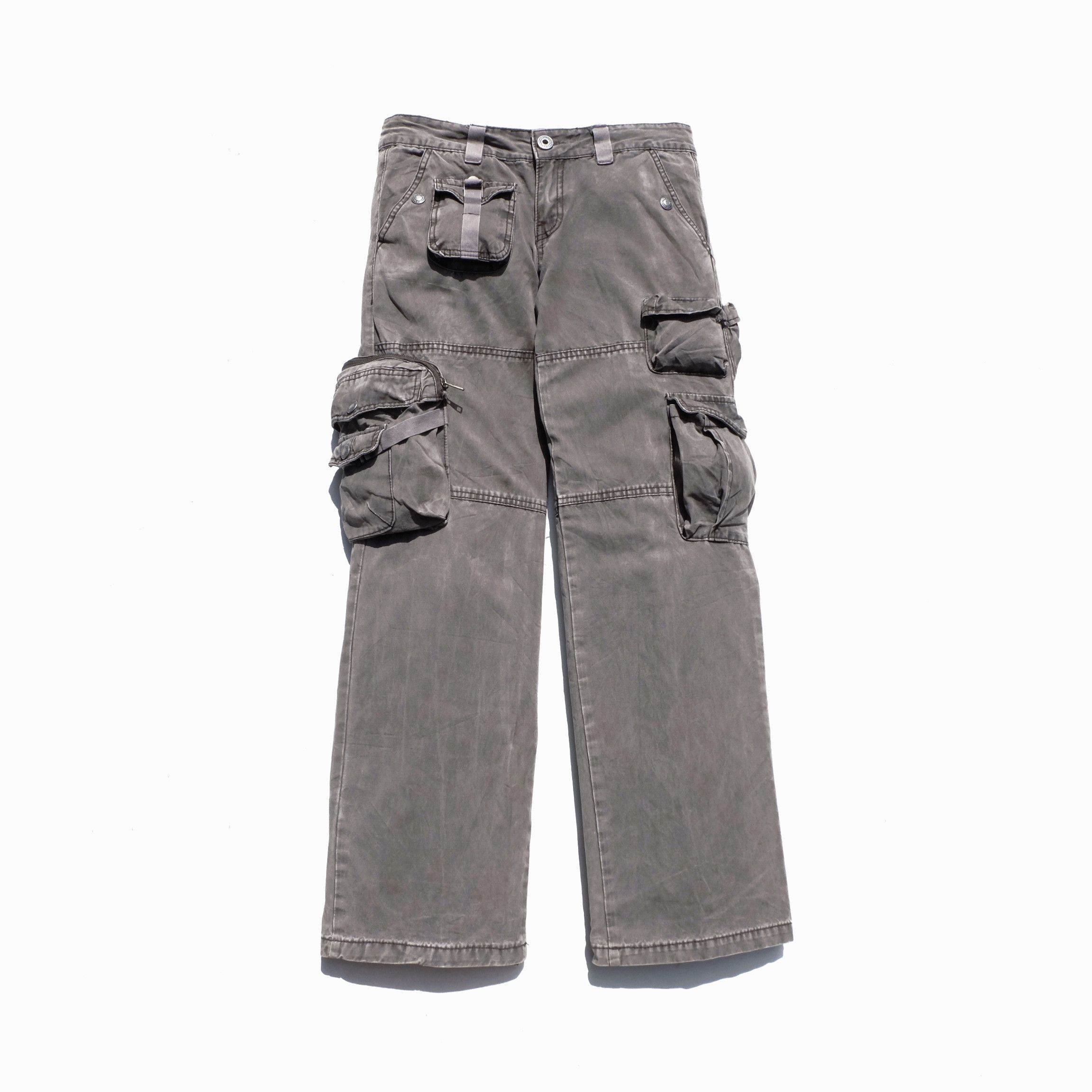 Japanese Brand Noname//gstar 3d multipocket cargo pants x bondage Size US 31 - 1 Thumbnail