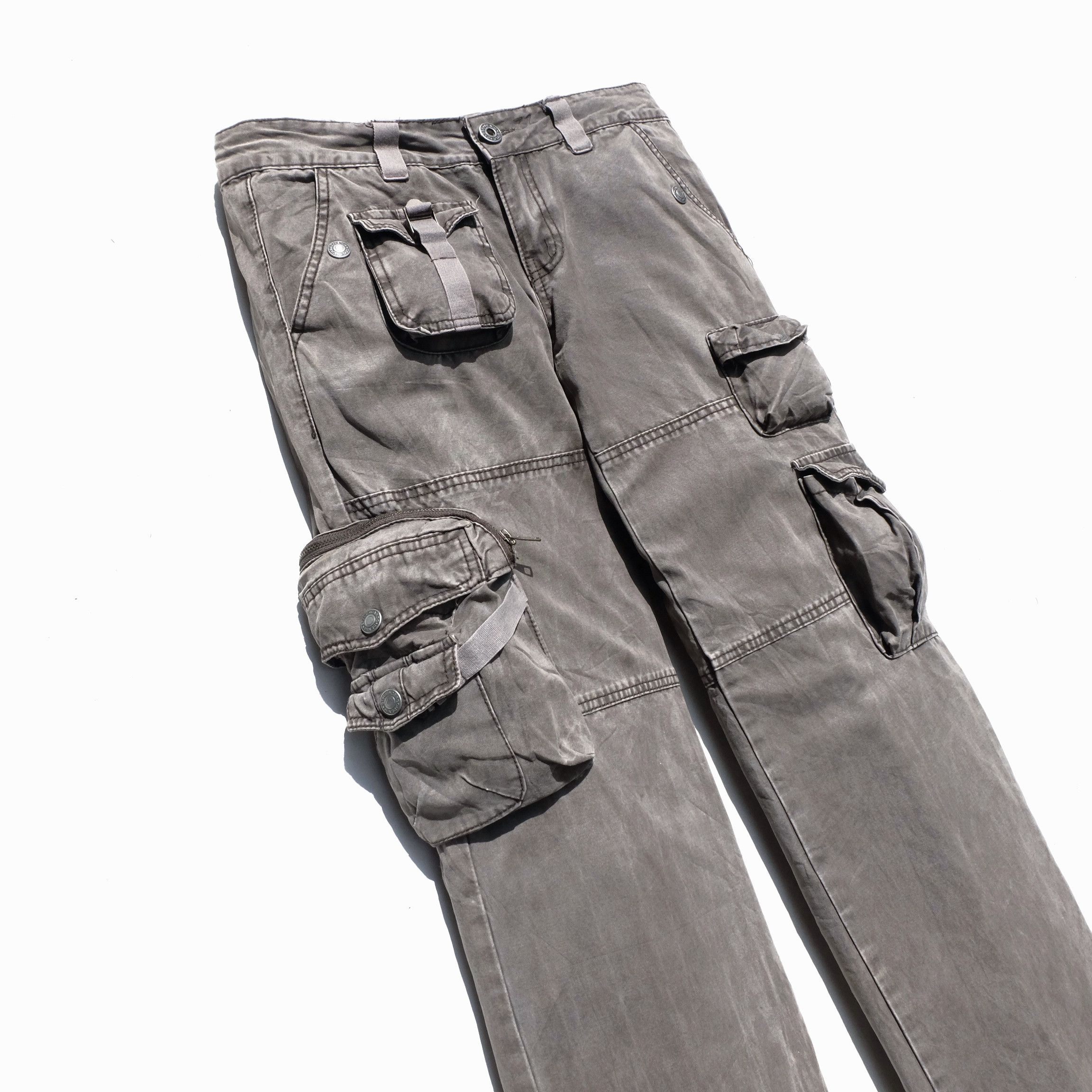 Japanese Brand Noname//gstar 3d multipocket cargo pants x bondage Size US 31 - 4 Thumbnail