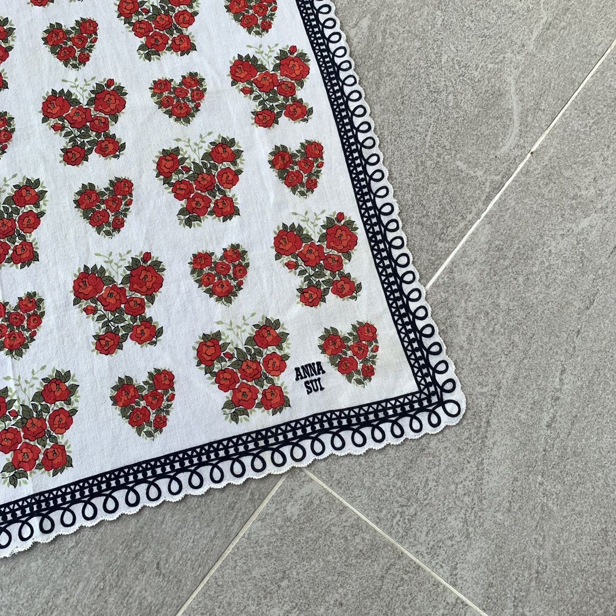 Anna Sui ANNA SUI handkerchief bandana handky floral design Size ONE SIZE - 7 Thumbnail