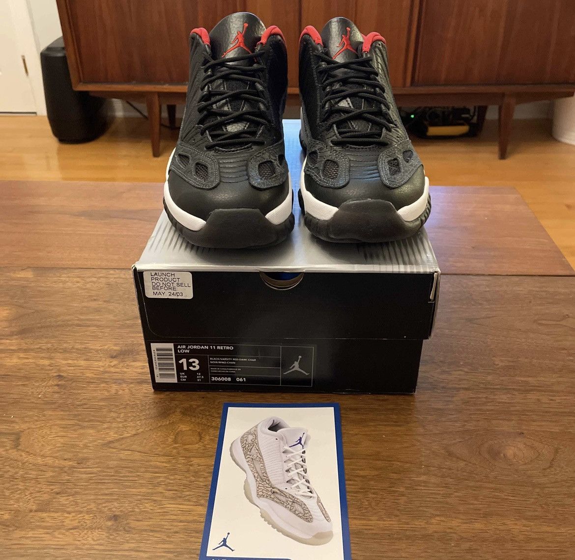 Jordan Brand Air Jordan 11 Retro Low IE 2003 Size US 13 / EU 46 - 8 Thumbnail