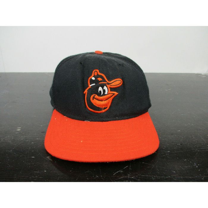 New Era VINTAGE Baltimore Orioles Hat Cap Snap Back Black Orange ...