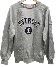 Vintage Majestic MLB Detroit Tigers Old English D Crewneck Sweatshirt XL /  XXL