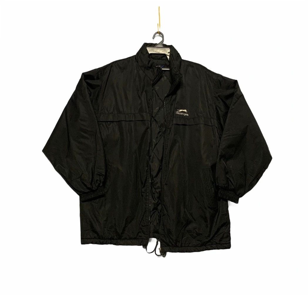 Japanese Brand ⚡️ CYBER WEEK ⚡️ SLAZENGER Embroidery Logo Spell Out Jacket Size US XL / EU 56 / 4 - 2 Thumbnail