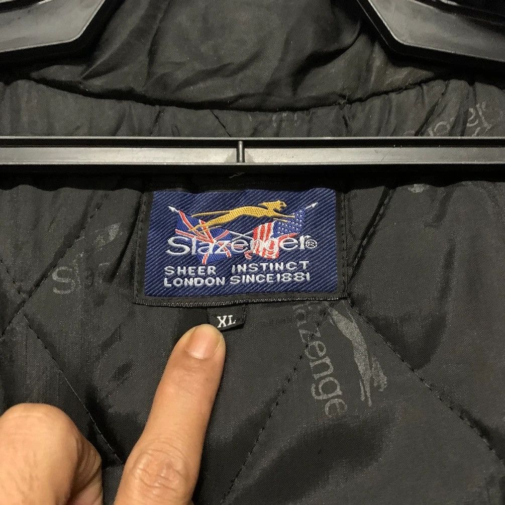 Japanese Brand ⚡️ CYBER WEEK ⚡️ SLAZENGER Embroidery Logo Spell Out Jacket Size US XL / EU 56 / 4 - 13 Thumbnail