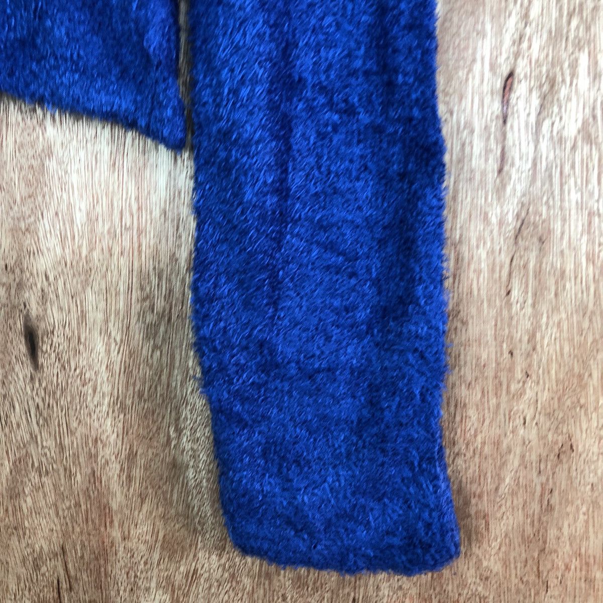 HARE DL Hare Blue Mohair Shag Shaggy fur mohair Knitwear #c310 Size US L / EU 52-54 / 3 - 4 Thumbnail