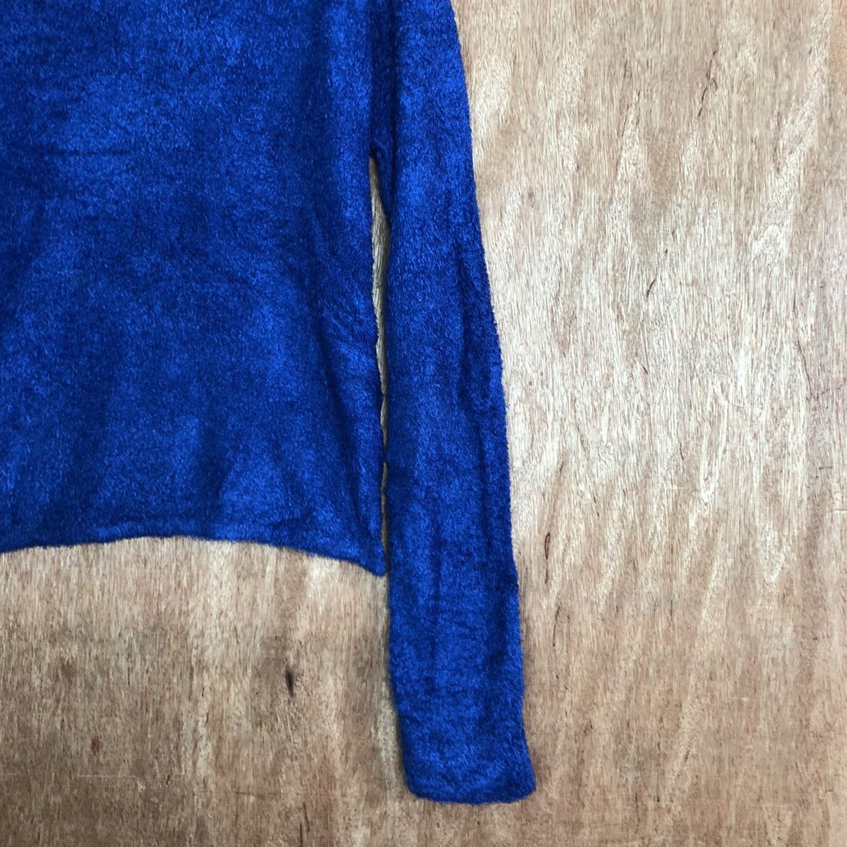 HARE DL Hare Blue Mohair Shag Shaggy fur mohair Knitwear #c310 Size US L / EU 52-54 / 3 - 5 Thumbnail