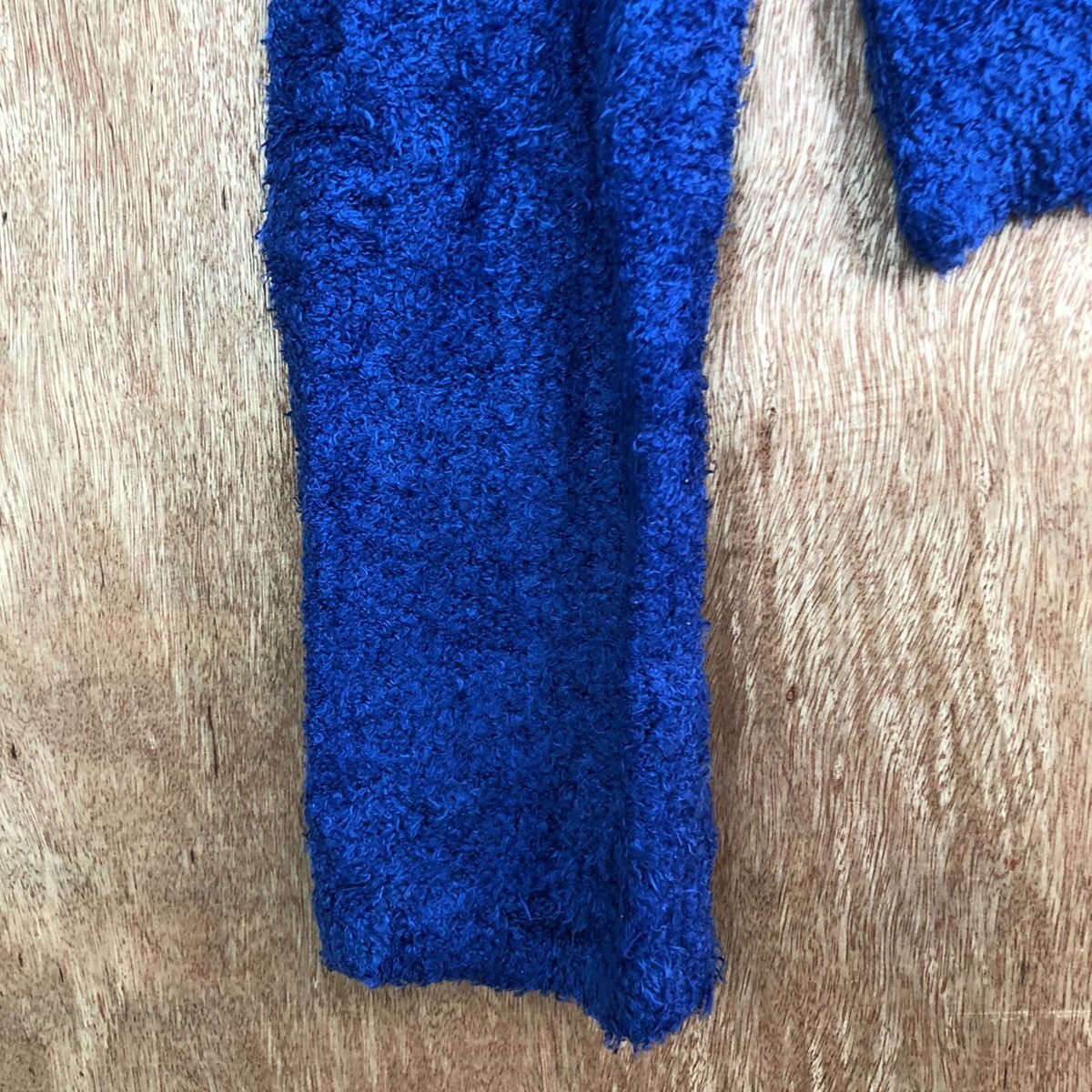 HARE DL Hare Blue Mohair Shag Shaggy fur mohair Knitwear #c310 Size US L / EU 52-54 / 3 - 6 Thumbnail