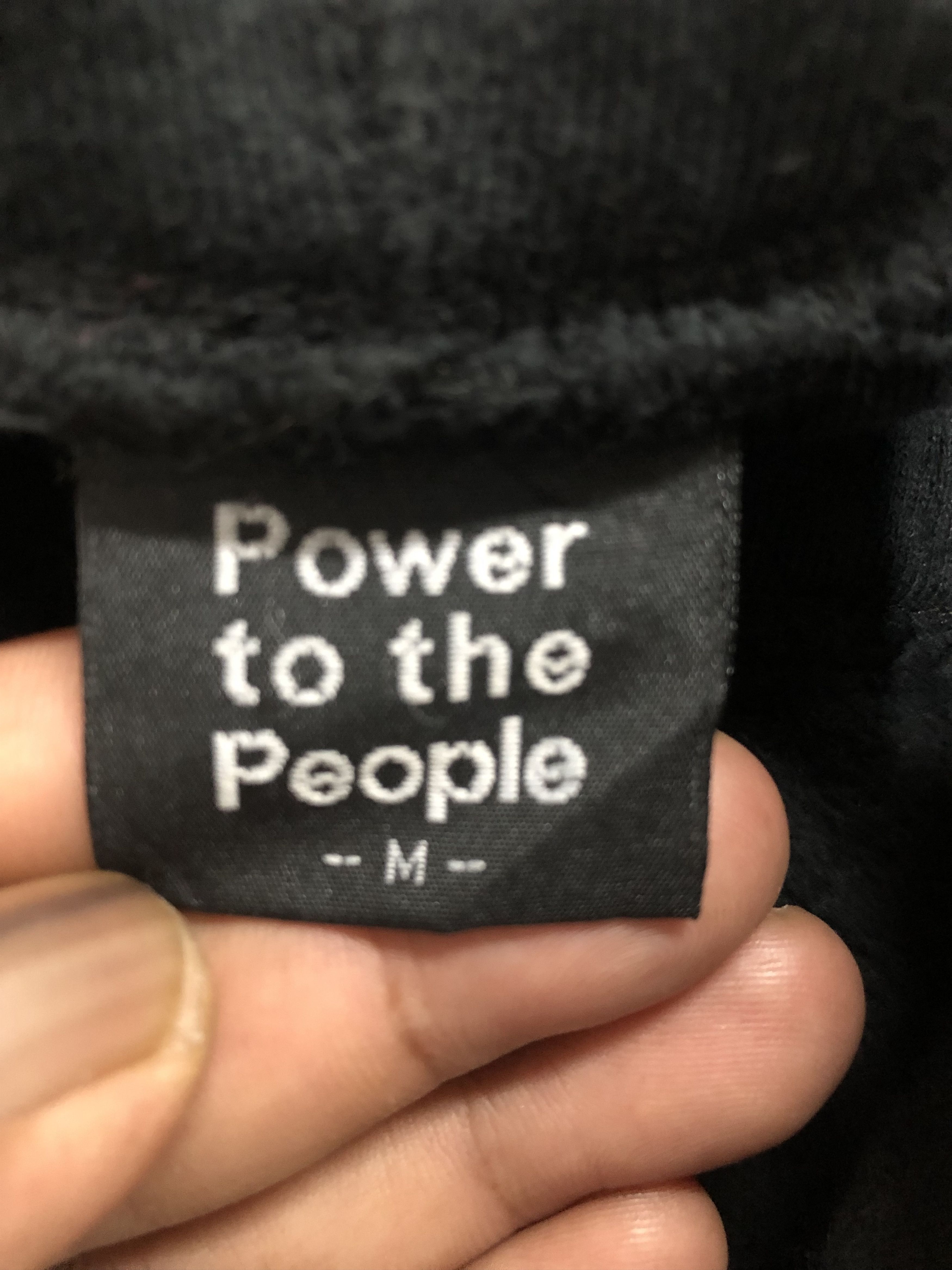 Japanese Brand Power To The People sweatshirts hoodies Size US M / EU 48-50 / 2 - 5 Thumbnail