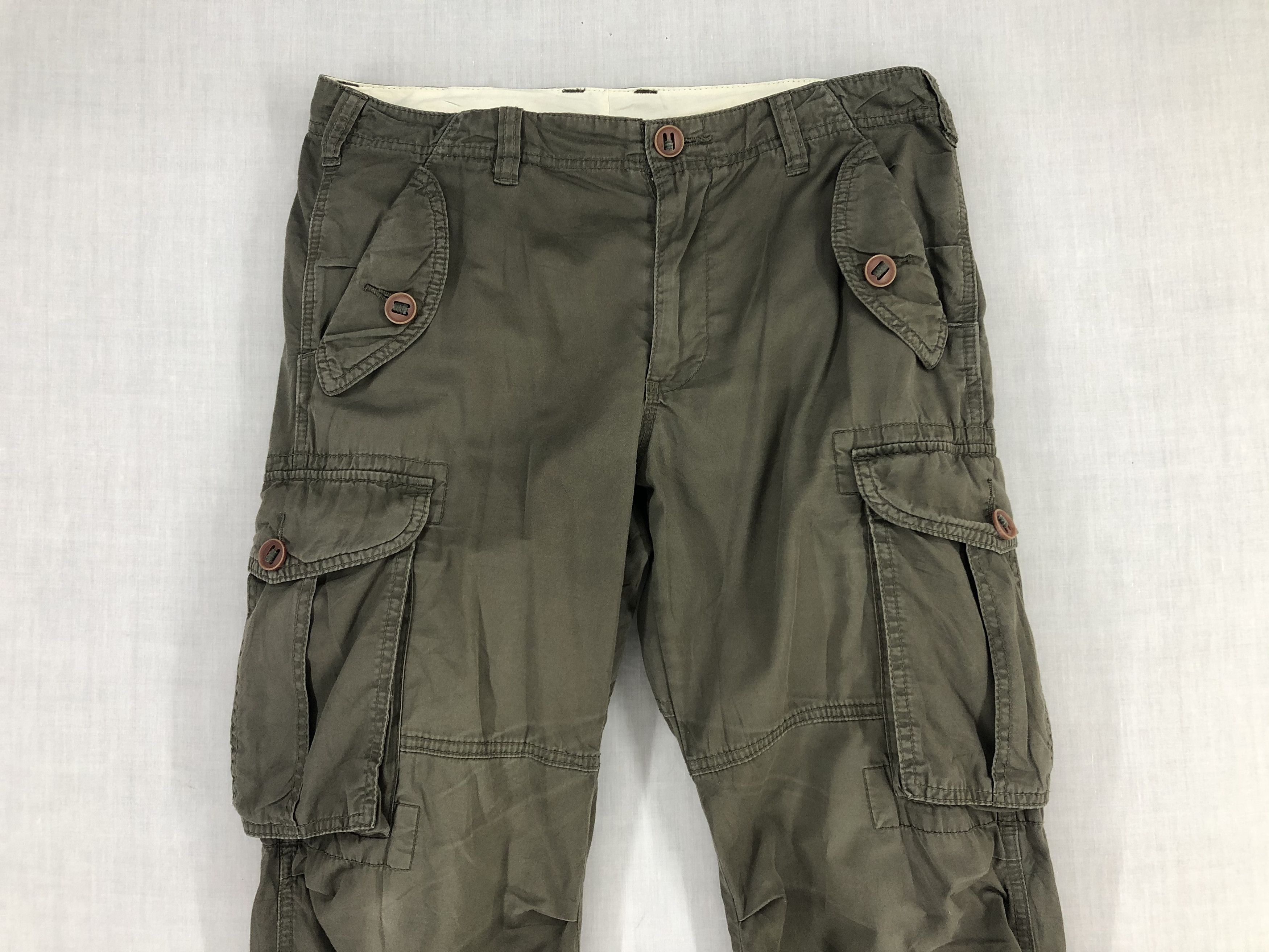 Takeo Kikuchi TAKEO KIKUCHI FADED CARGO PANTS Size US 34 / EU 50 - 12 Thumbnail