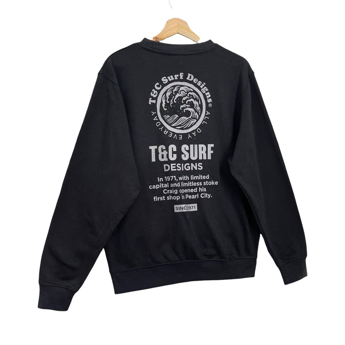 Vintage Vintage TnC Hawaii Pearl City Surf Crewneck Sweatshirt M Size US M / EU 48-50 / 2 - 2 Thumbnail