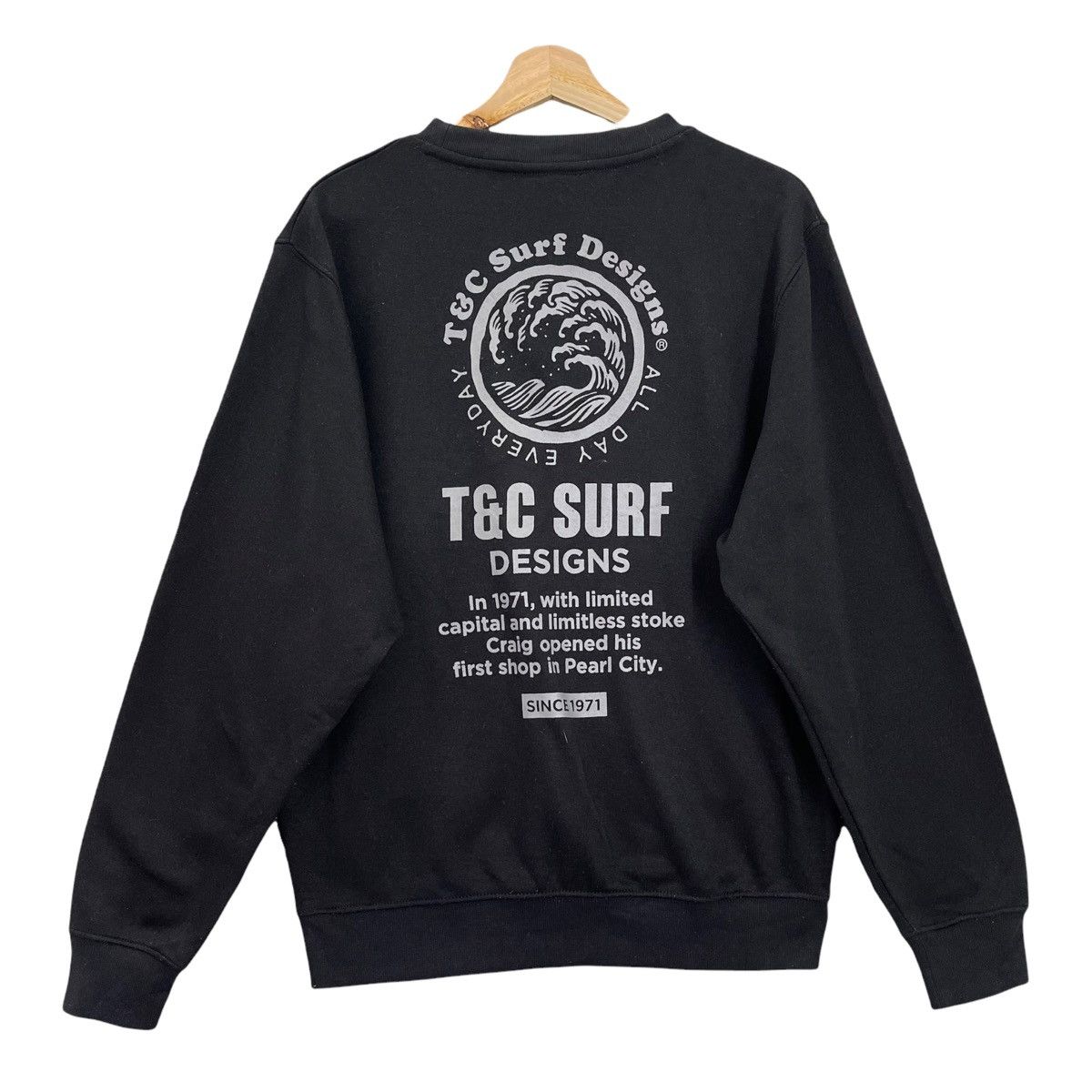 Vintage Vintage TnC Hawaii Pearl City Surf Crewneck Sweatshirt M Size US M / EU 48-50 / 2 - 1 Thumbnail