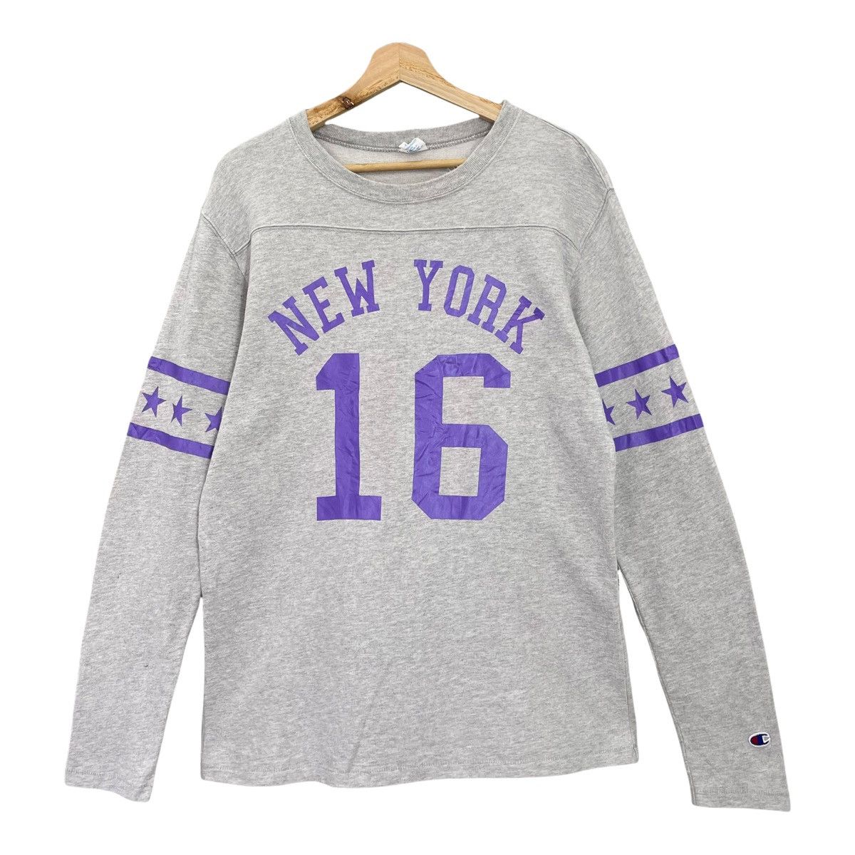 Champion Vintage 90s Champion New York Longsleeve Tee Size M Size US M / EU 48-50 / 2 - 3 Thumbnail
