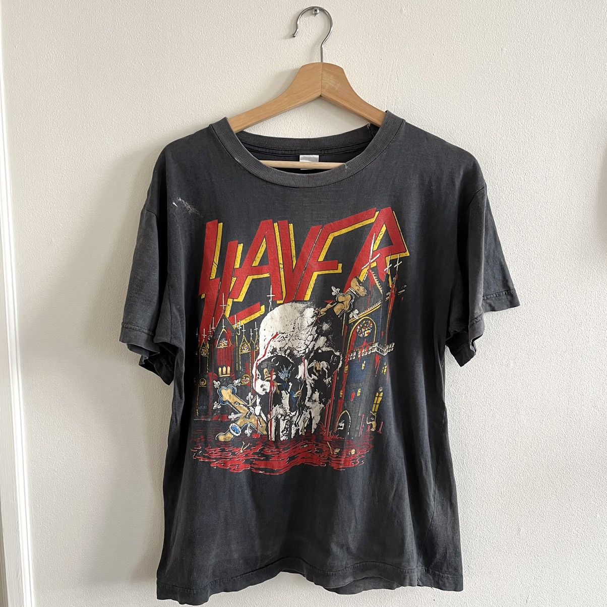 Slayer World Sacrifice Tour 1988 vintage rare t-shirt