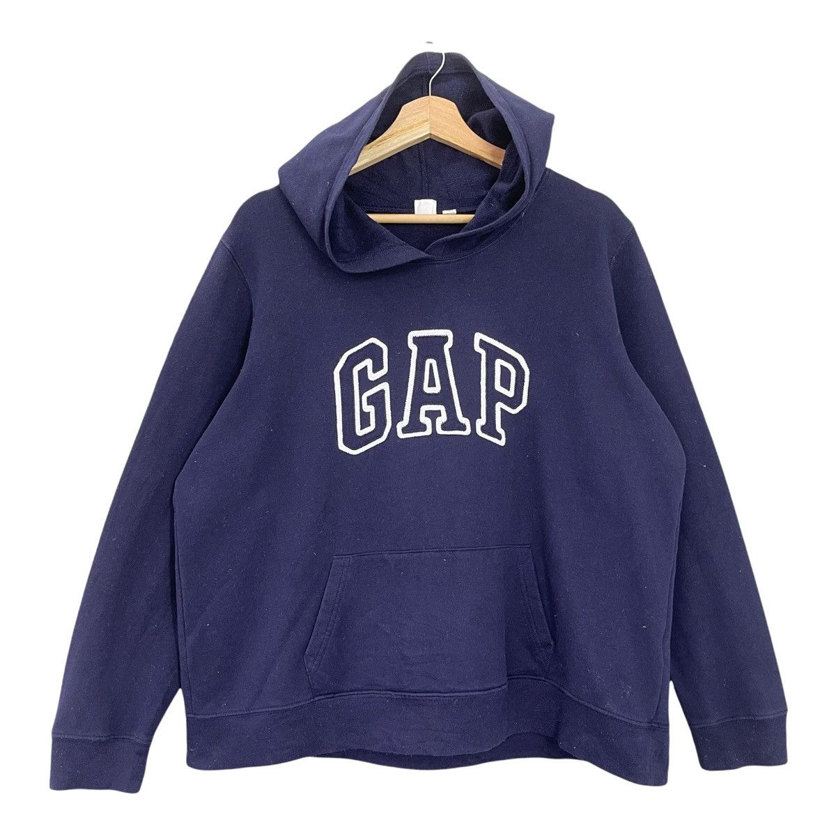 Gap Vintage Gap Embroided Big Logo Hoodie Baggy M Size US M / EU 48-50 / 2 - 1 Thumbnail