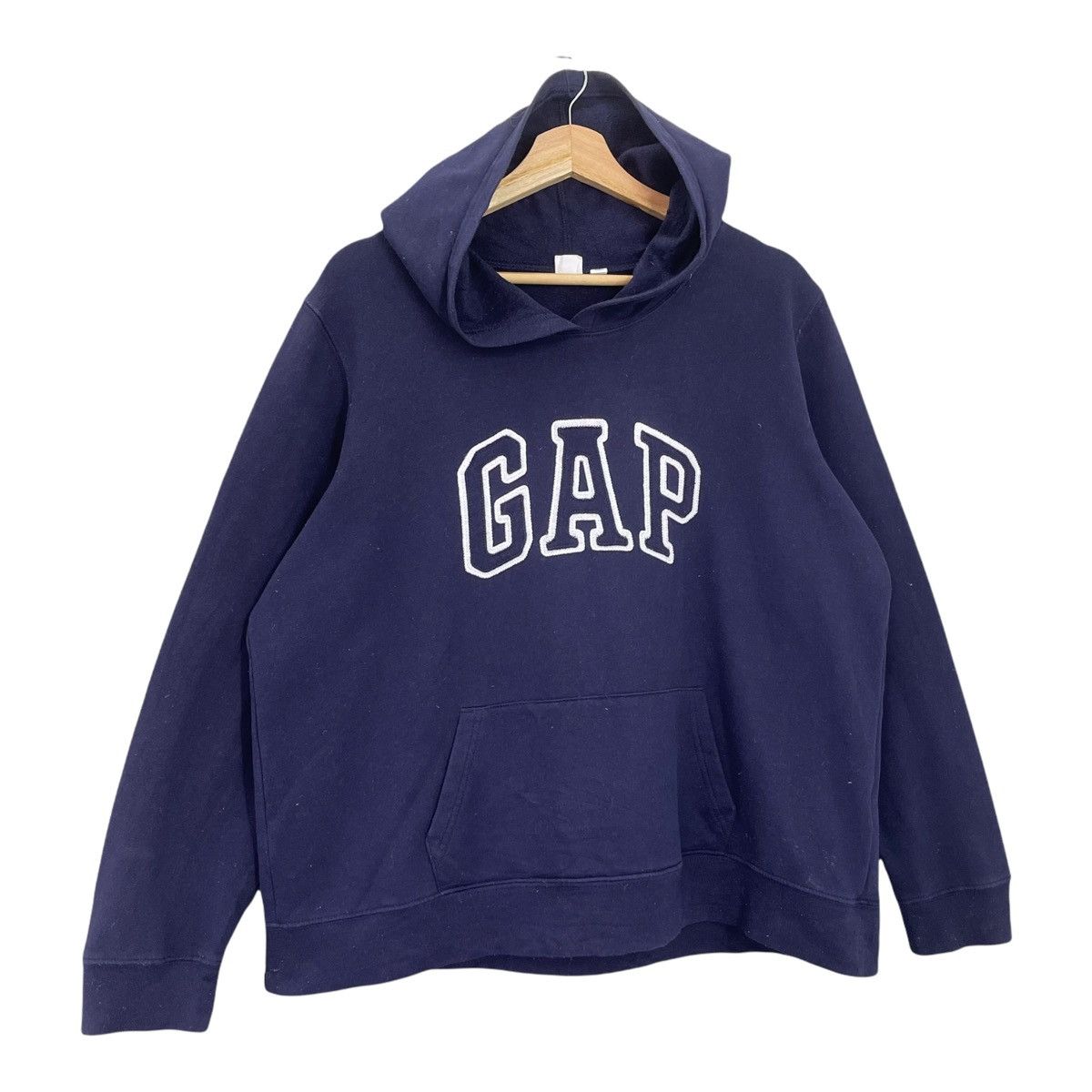 Gap Vintage Gap Embroided Big Logo Hoodie Baggy M Size US M / EU 48-50 / 2 - 2 Thumbnail