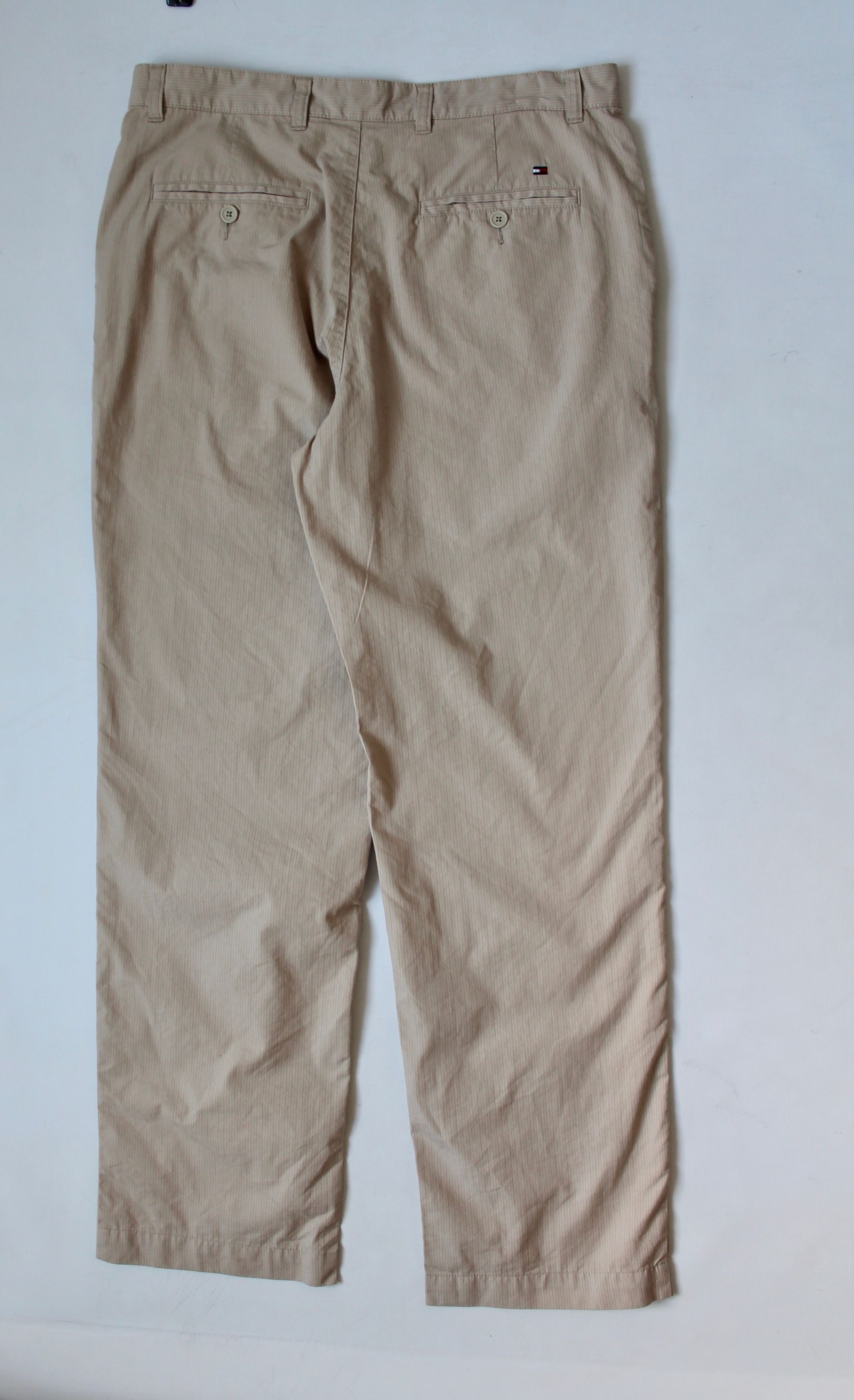 Tommy Hilfiger TOMMY HILFIGER Vintage Light Micro Striped Distressed Pants Size US 34 / EU 50 - 8 Thumbnail