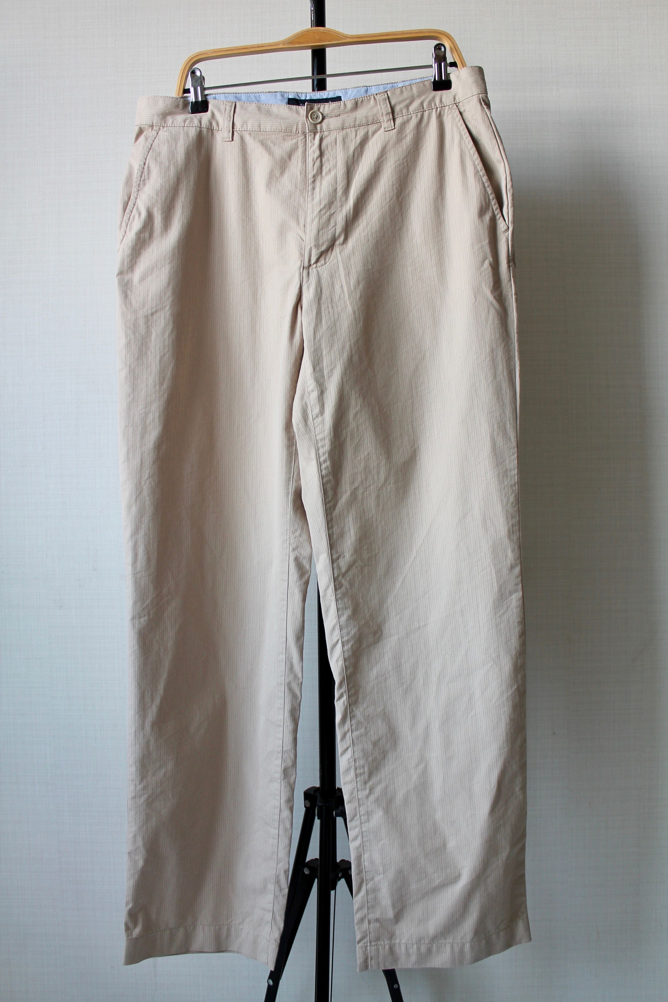 Tommy Hilfiger TOMMY HILFIGER Vintage Light Micro Striped Distressed Pants Size US 34 / EU 50 - 2 Thumbnail