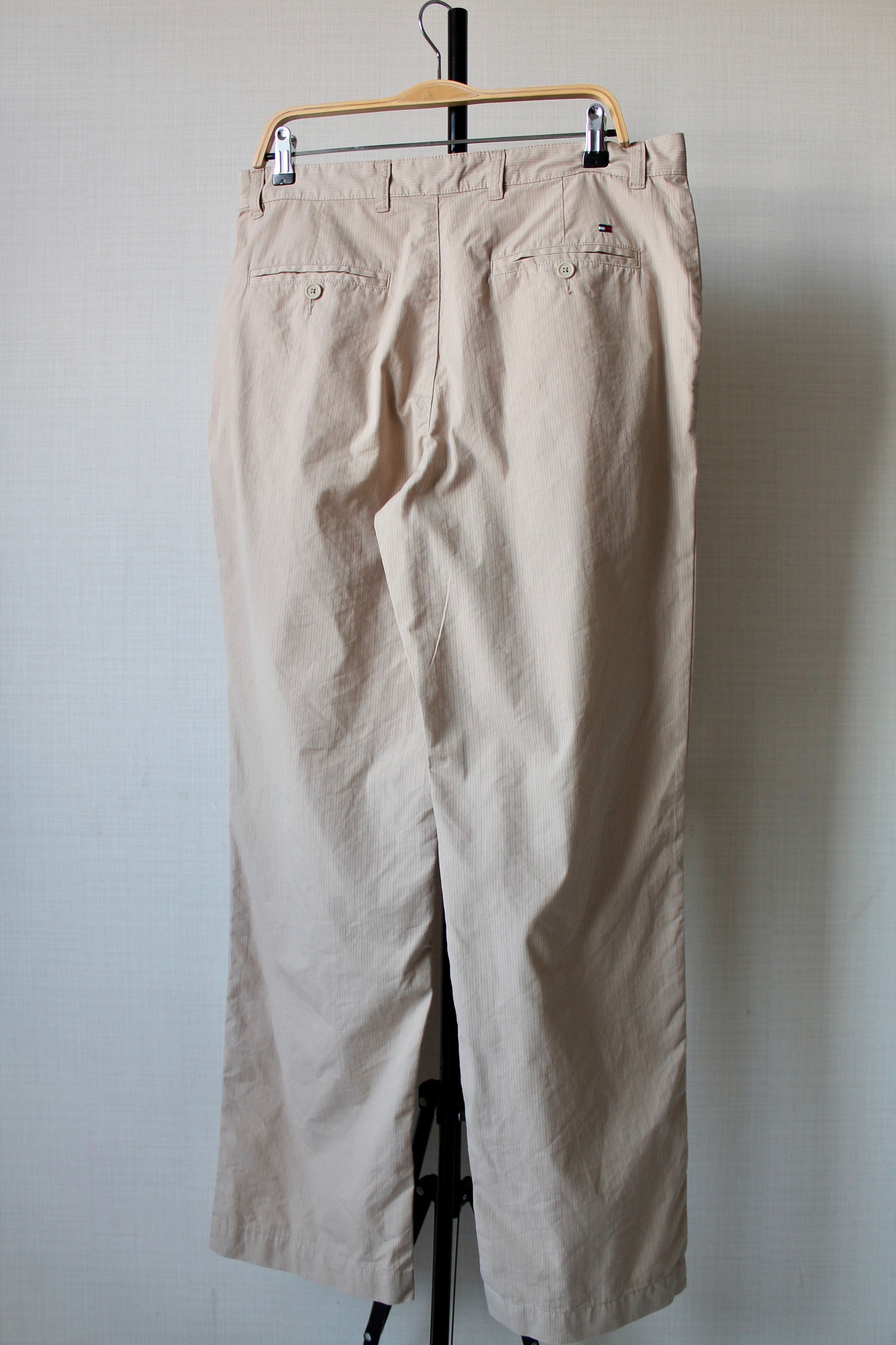 Tommy Hilfiger TOMMY HILFIGER Vintage Light Micro Striped Distressed Pants Size US 34 / EU 50 - 3 Thumbnail