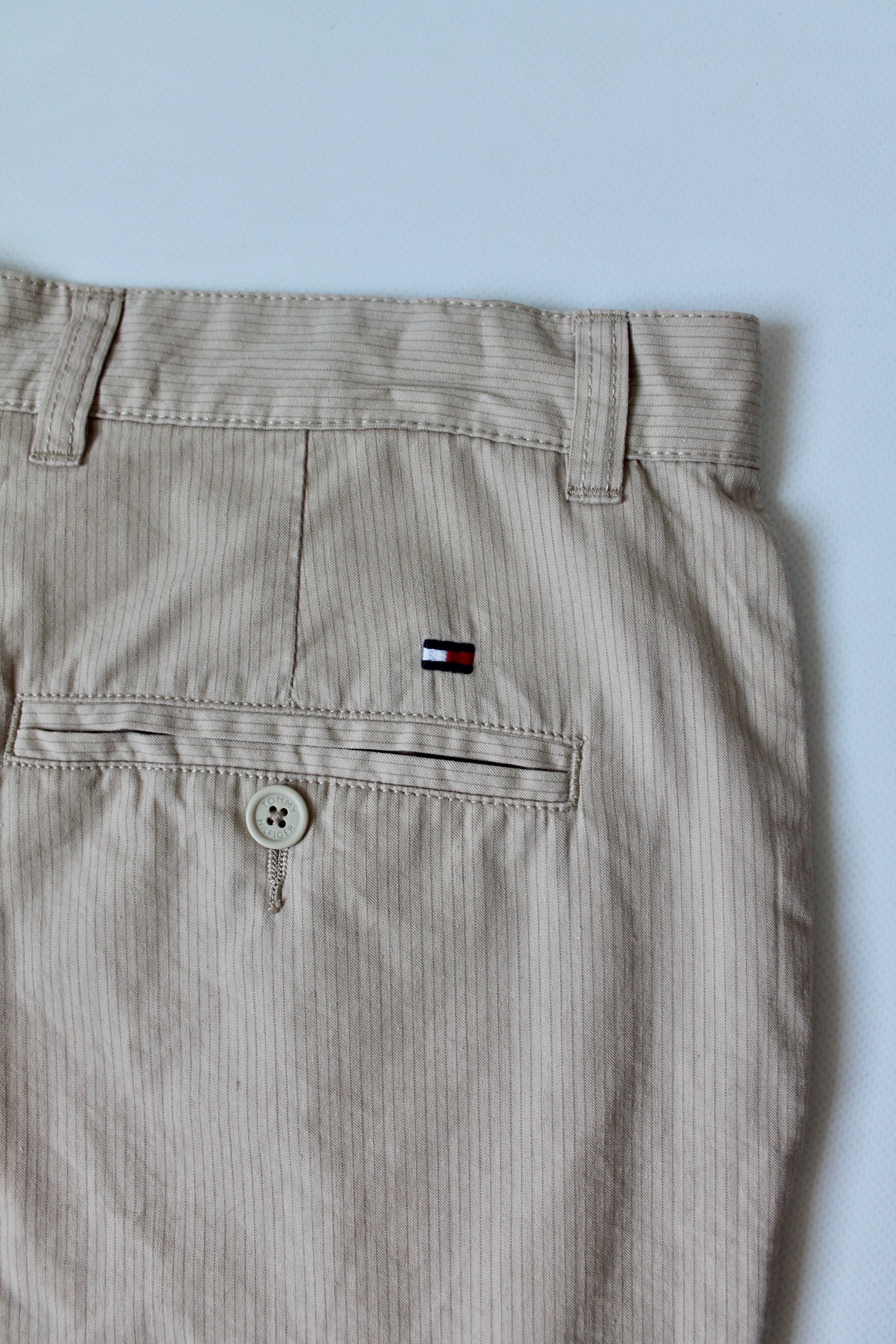 Tommy Hilfiger TOMMY HILFIGER Vintage Light Micro Striped Distressed Pants Size US 34 / EU 50 - 9 Thumbnail