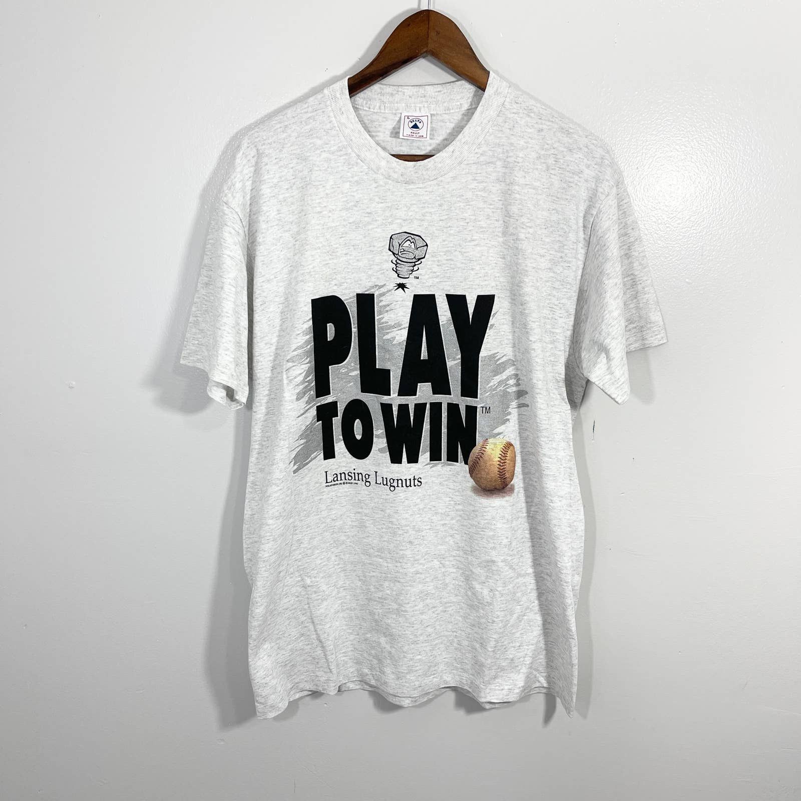 Vintage VINTAGE 90s Lansing Lugnuts Baseball Shirt Grailed