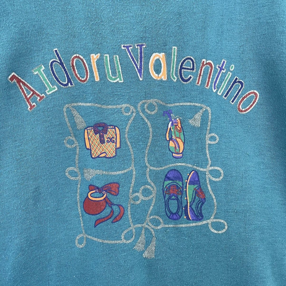 Japanese Brand Aidoru Valentino Multicolour Spellout Sweatshirt Size M Size US M / EU 48-50 / 2 - 5 Thumbnail