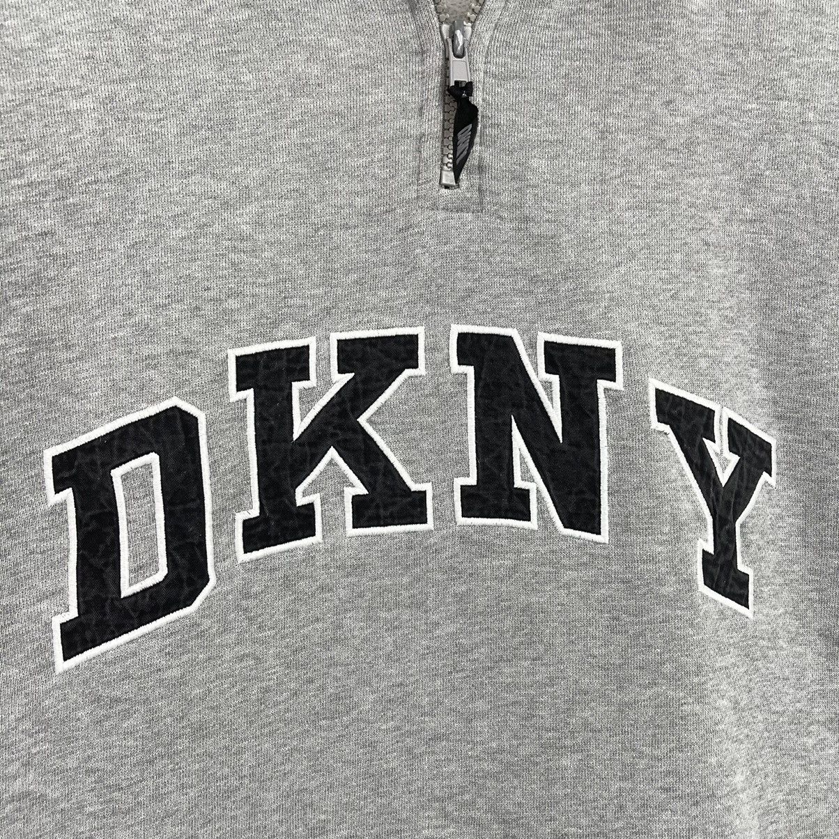DKNY 90’s DKNY Big Logo Embroidered Halfzip Sweatshirt Size XXL Size US XXL / EU 58 / 5 - 5 Thumbnail