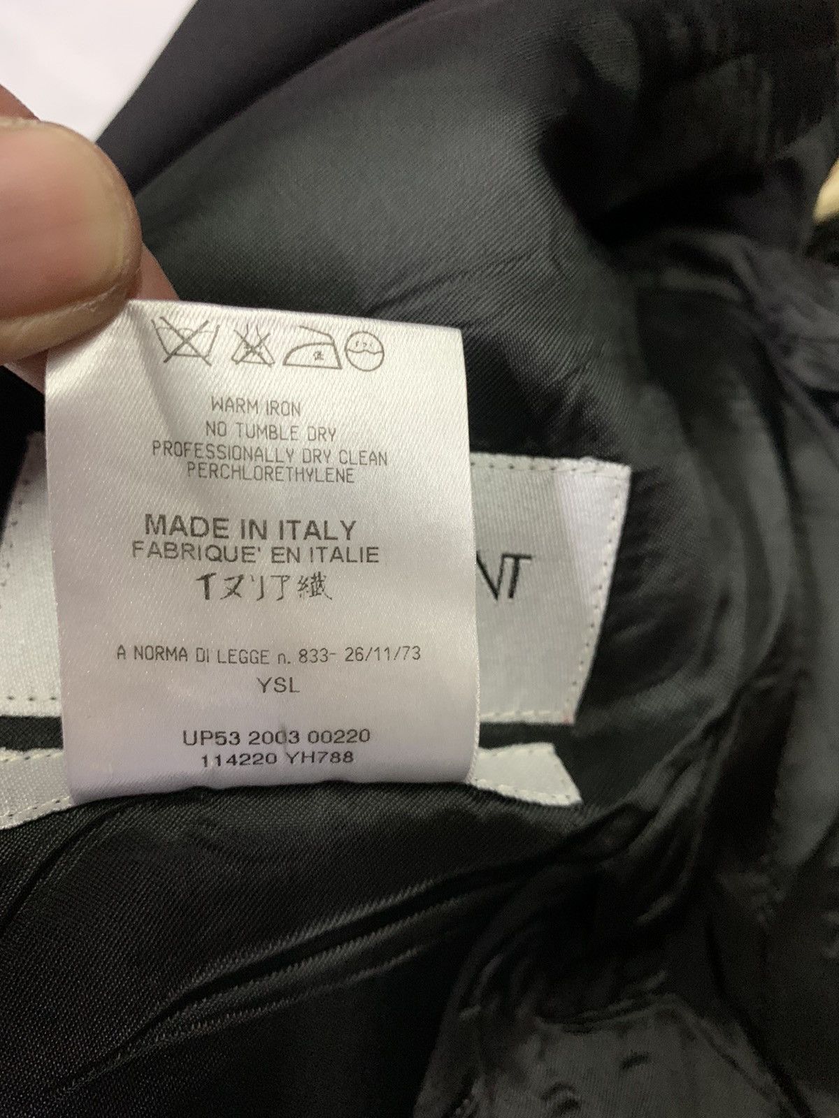 Yves Saint Laurent 🔥YSL RIVE GAUCHE BY TOM FORD BLACK JACKETS Size US M / EU 48-50 / 2 - 12 Thumbnail