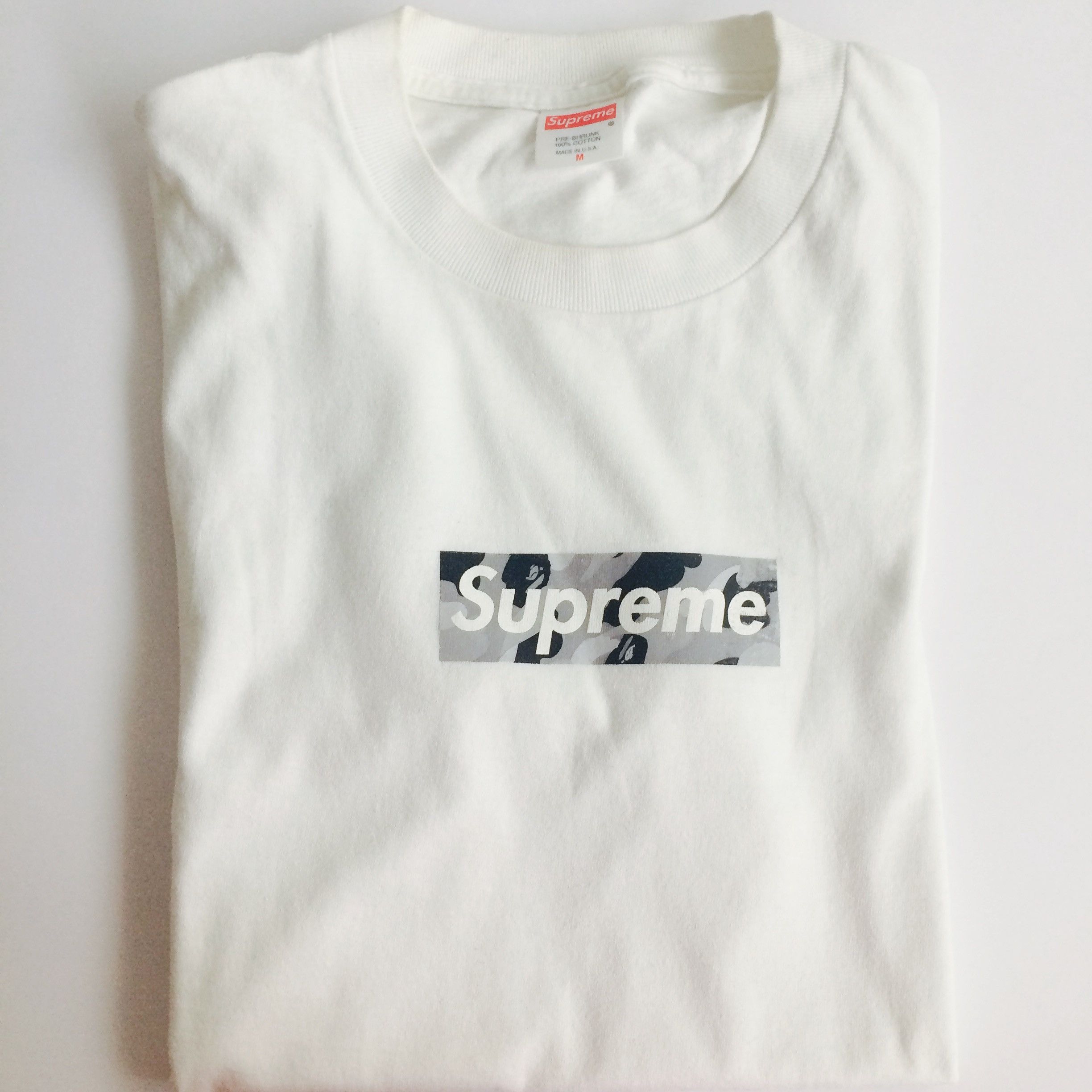 Supreme bape outlet tee