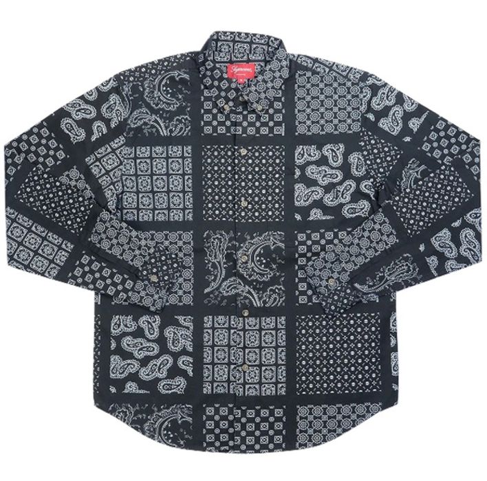 Supreme Supreme Paisley Grid Shirt | Grailed