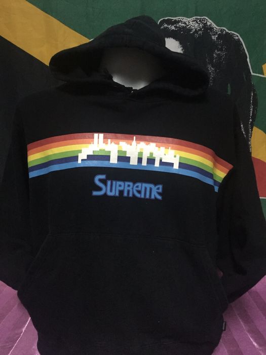 Rainbow supreme hot sale hoodie