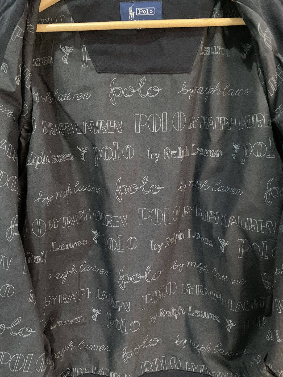Polo Ralph Lauren × Ralph Lauren × Vintage RARE‼️POLO RALPH LAUREN OVERPRINT POLO LINED JACKET Size US L / EU 52-54 / 3 - 11 Thumbnail