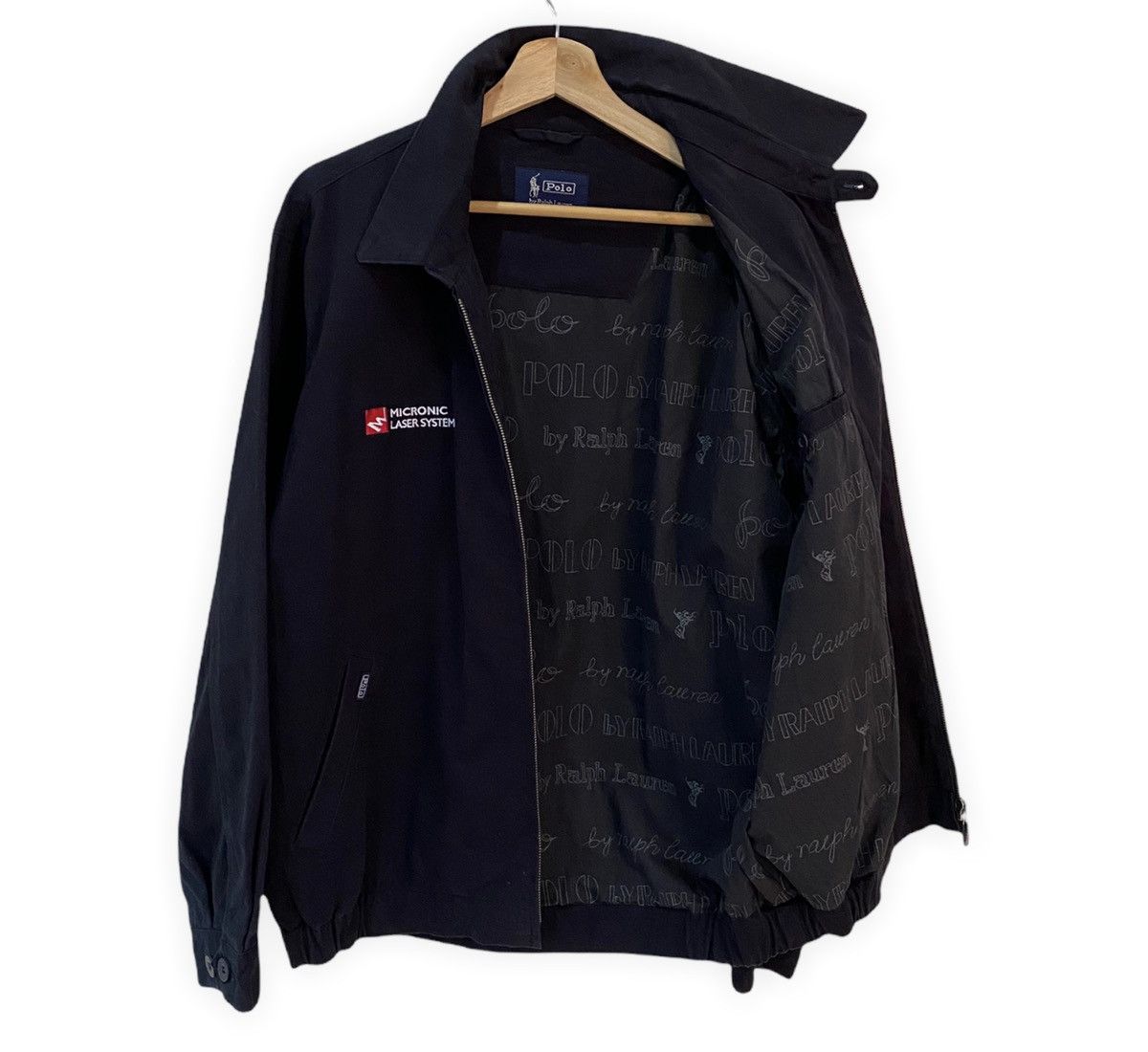 Polo Ralph Lauren × Ralph Lauren × Vintage RARE‼️POLO RALPH LAUREN OVERPRINT POLO LINED JACKET Size US L / EU 52-54 / 3 - 3 Thumbnail