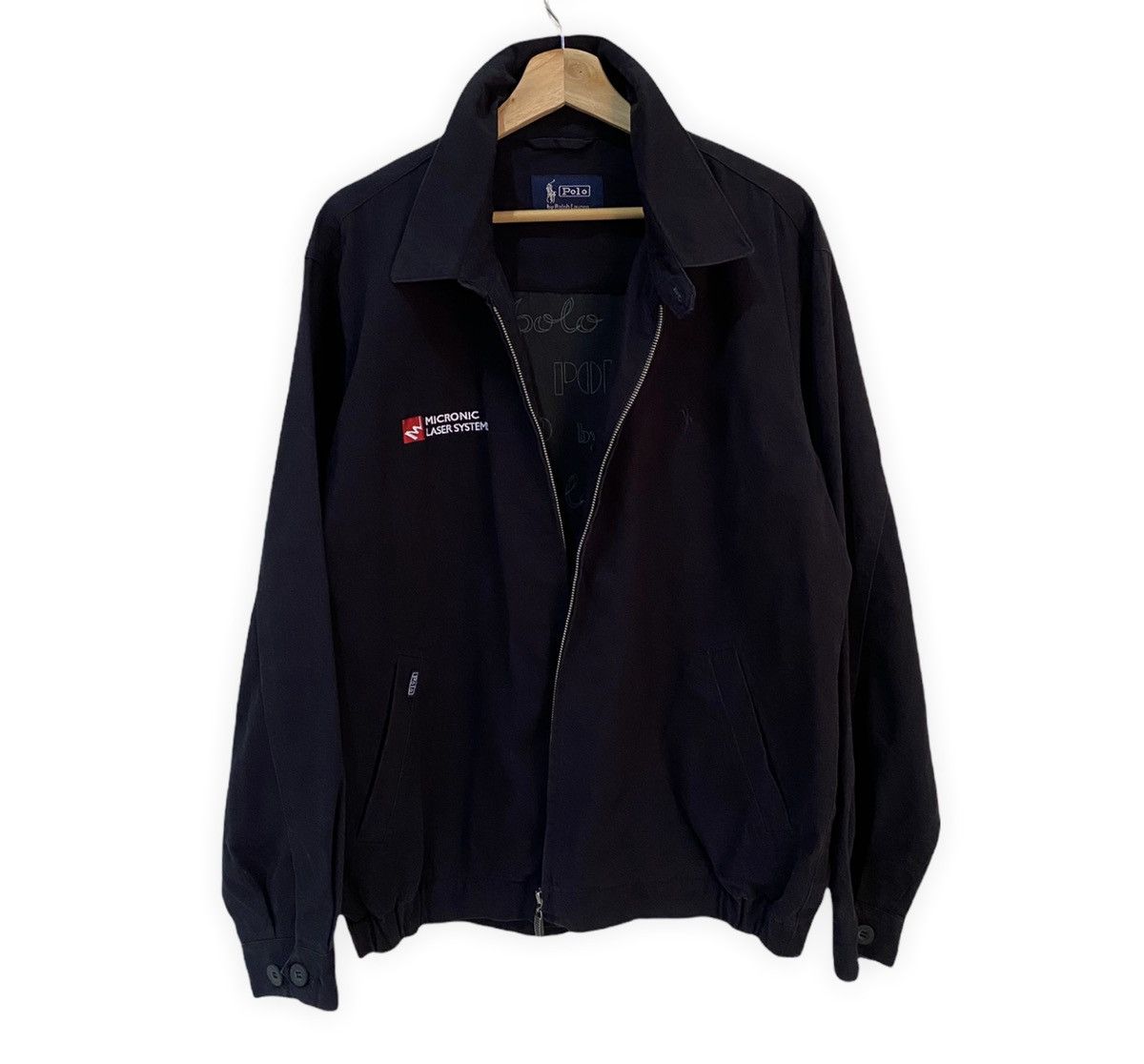 Polo Ralph Lauren × Ralph Lauren × Vintage RARE‼️POLO RALPH LAUREN OVERPRINT POLO LINED JACKET Size US L / EU 52-54 / 3 - 5 Thumbnail