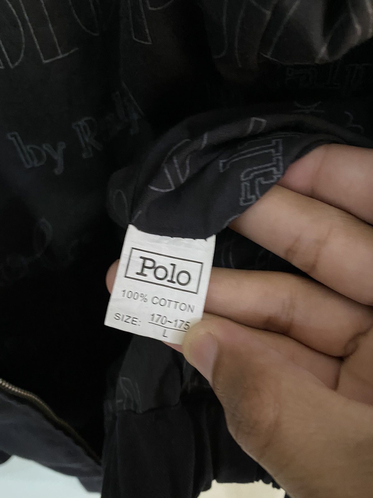 Polo Ralph Lauren × Ralph Lauren × Vintage RARE‼️POLO RALPH LAUREN OVERPRINT POLO LINED JACKET Size US L / EU 52-54 / 3 - 14 Thumbnail