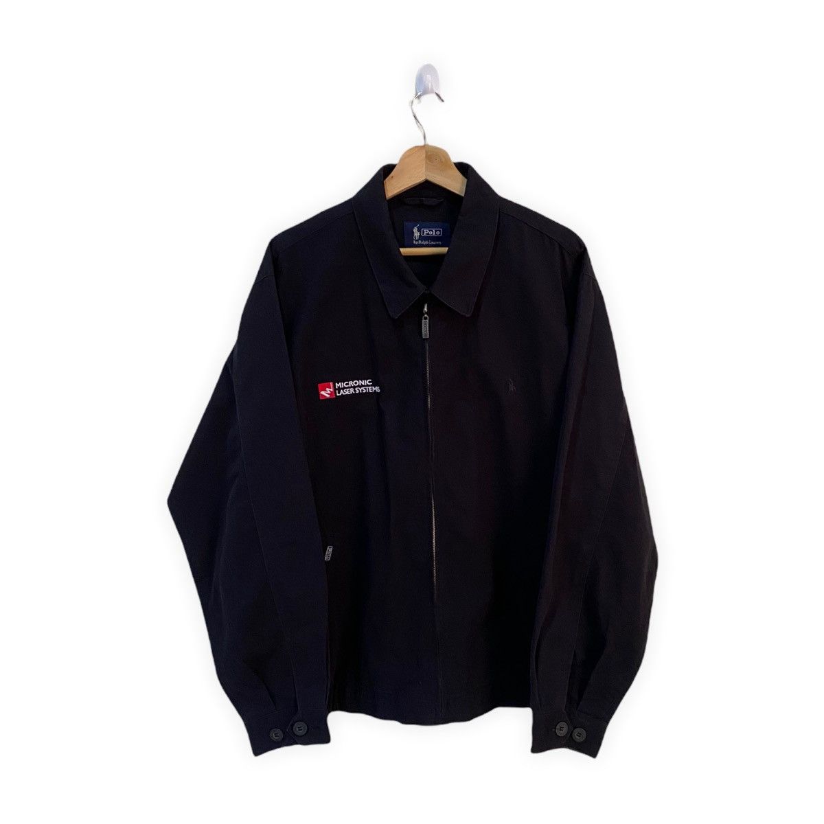 Polo Ralph Lauren × Ralph Lauren × Vintage RARE‼️POLO RALPH LAUREN OVERPRINT POLO LINED JACKET Size US L / EU 52-54 / 3 - 10 Thumbnail