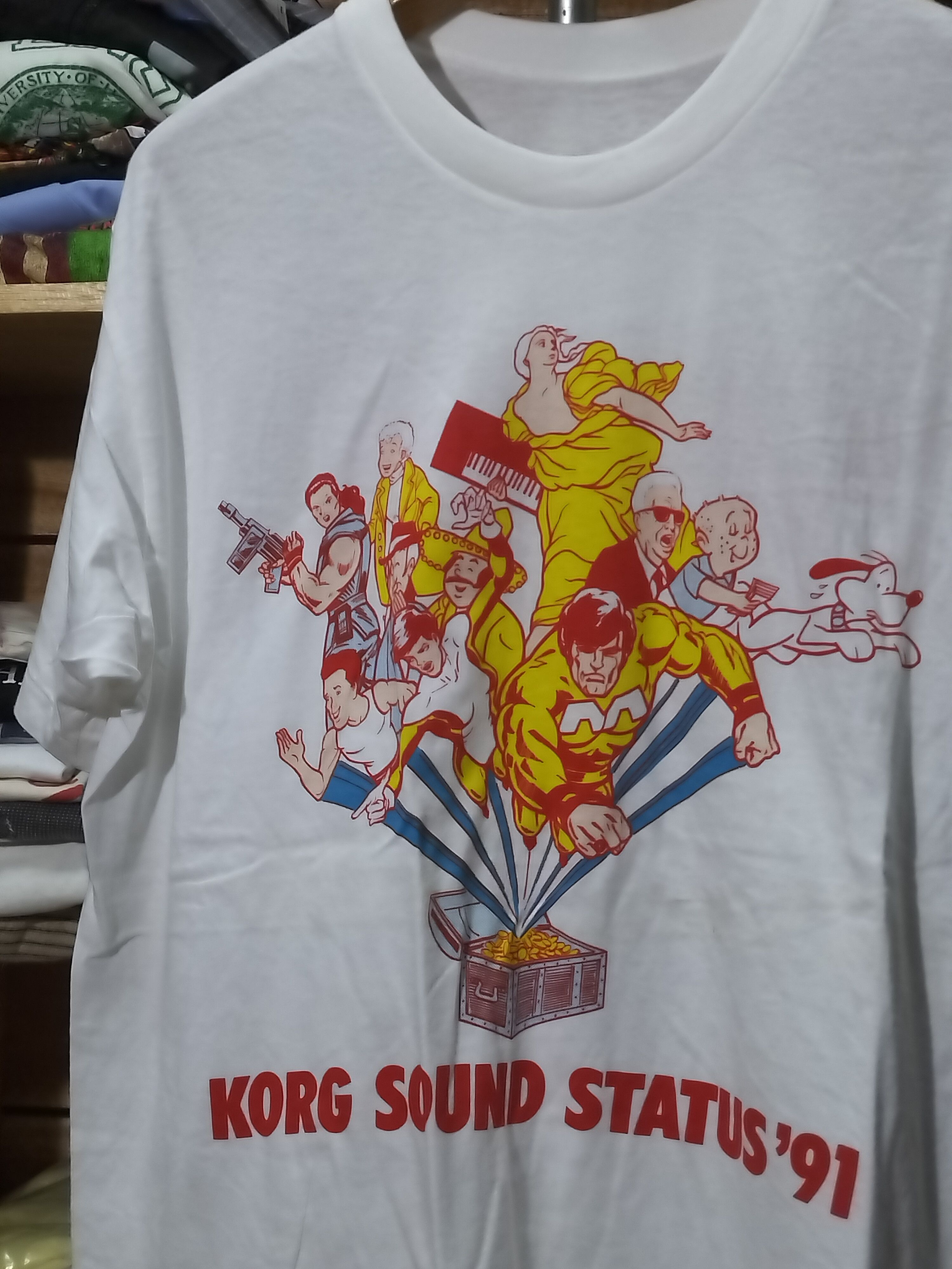 Cartoon Network Vintage 90s Korg Sound Animation Marvel Superheroes staff91 Size US L / EU 52-54 / 3 - 5 Thumbnail