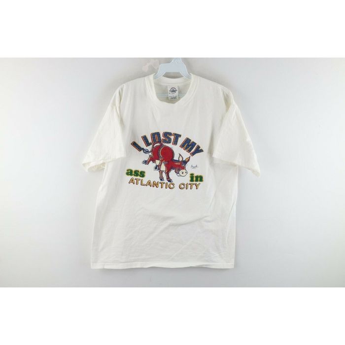 Vintage Vintage Streetwear I Lost My Ass in Atlantic City T-Shirt | Grailed