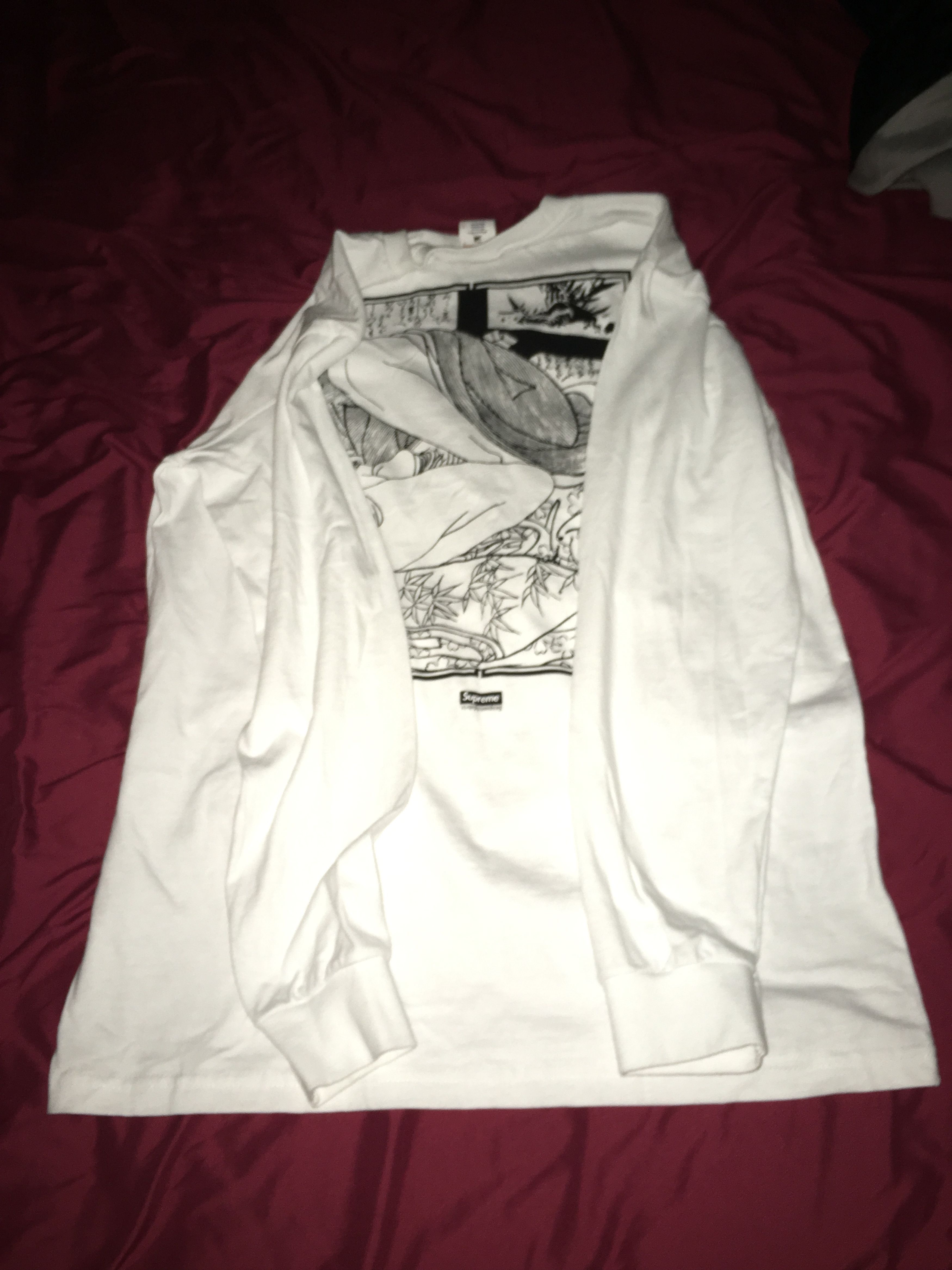 Supreme x Sasquatchfabrix. Shunga L/S Tee 白 (size LARGE) Supreme X SasquatchFabrix Shunga Size L 100% (Authentic) | eBay