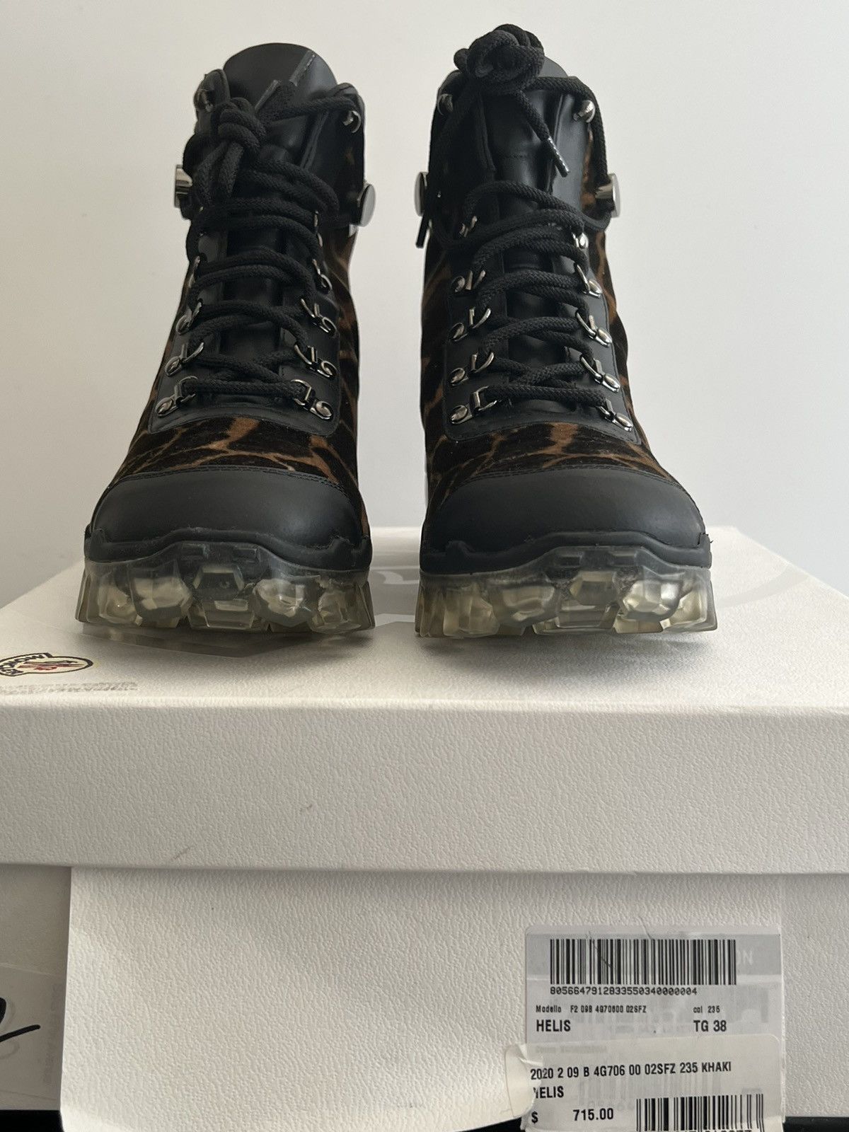 Moncler Moncler women Helis giraffe print hiking boot Size US 8 / EU 41 - 6 Thumbnail