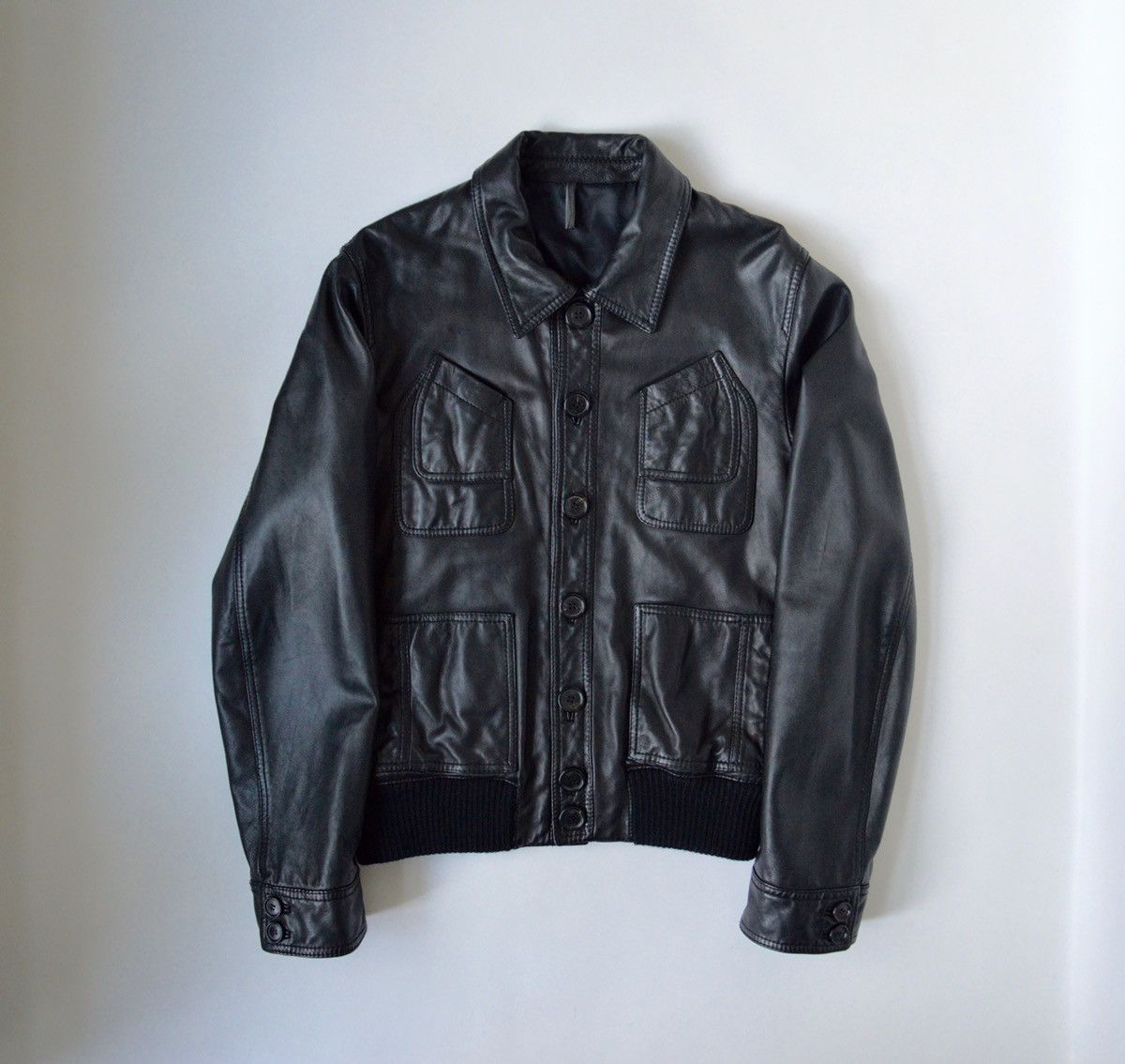 Dior A/W 07' Four Pocket Leather Jacket | Grailed