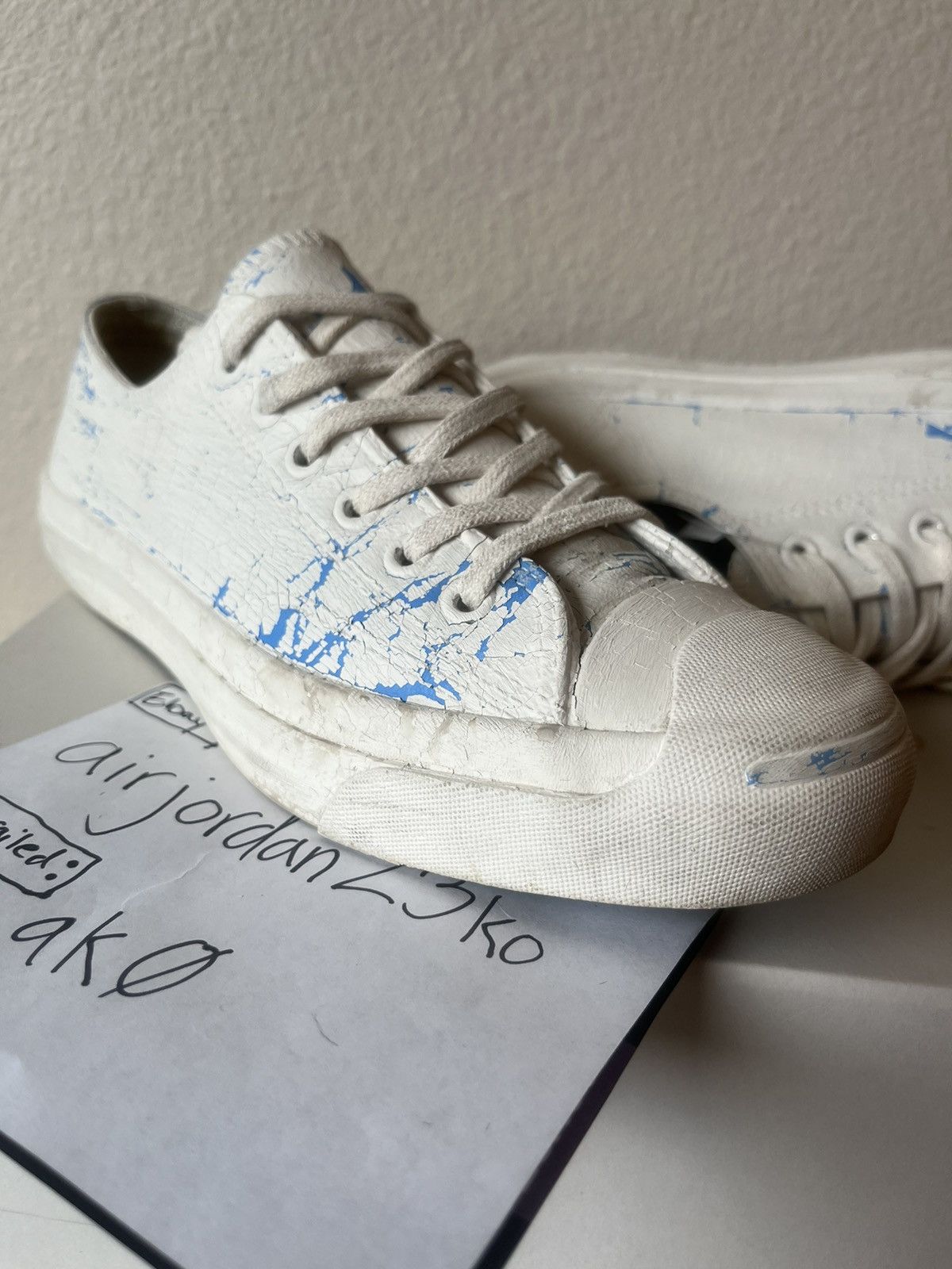 Converse Converse 1st String x Maison Margiela Jack Purcell Paint Grailed